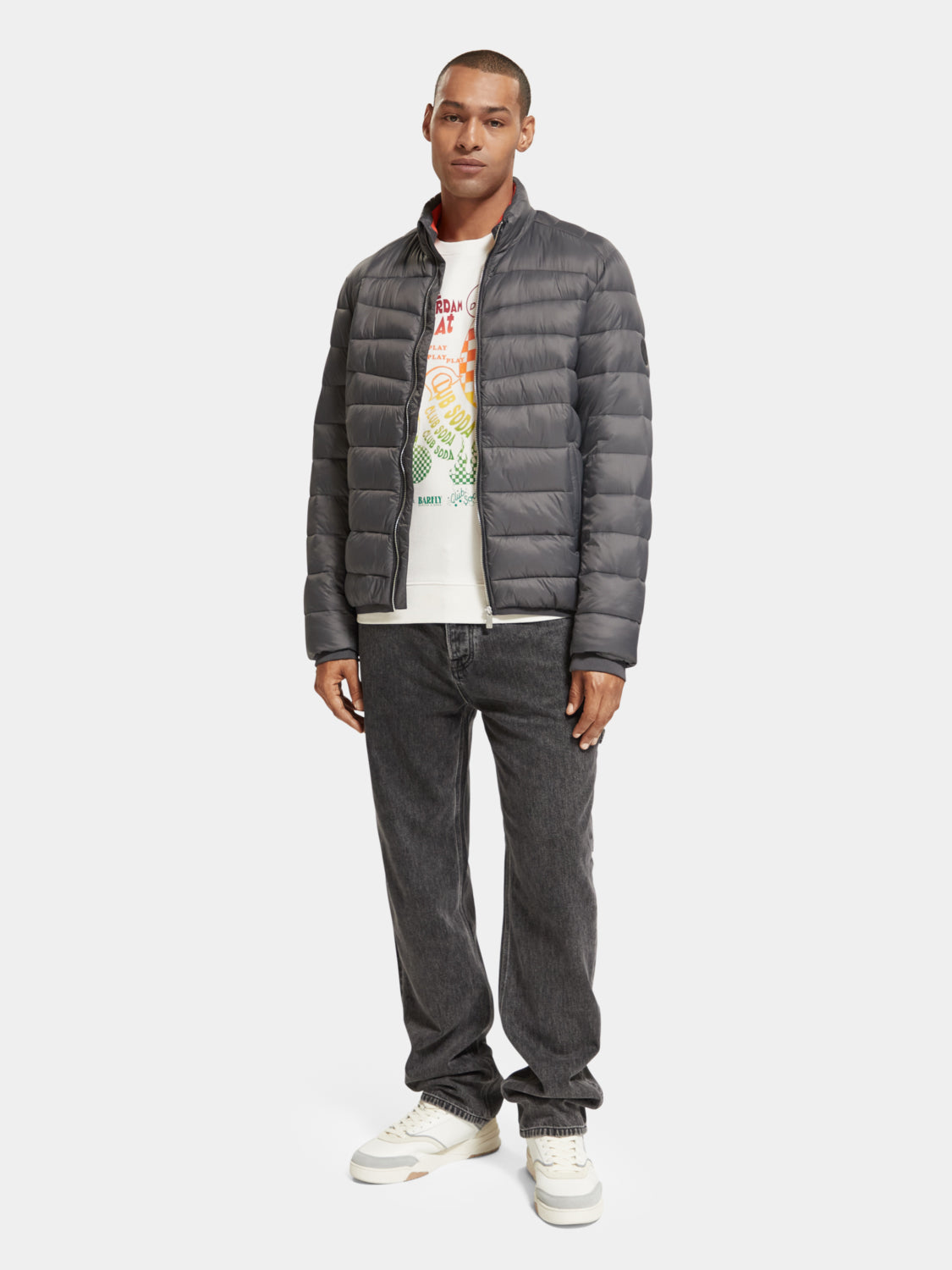 Padded puffer jacket - Scotch & Soda NZ