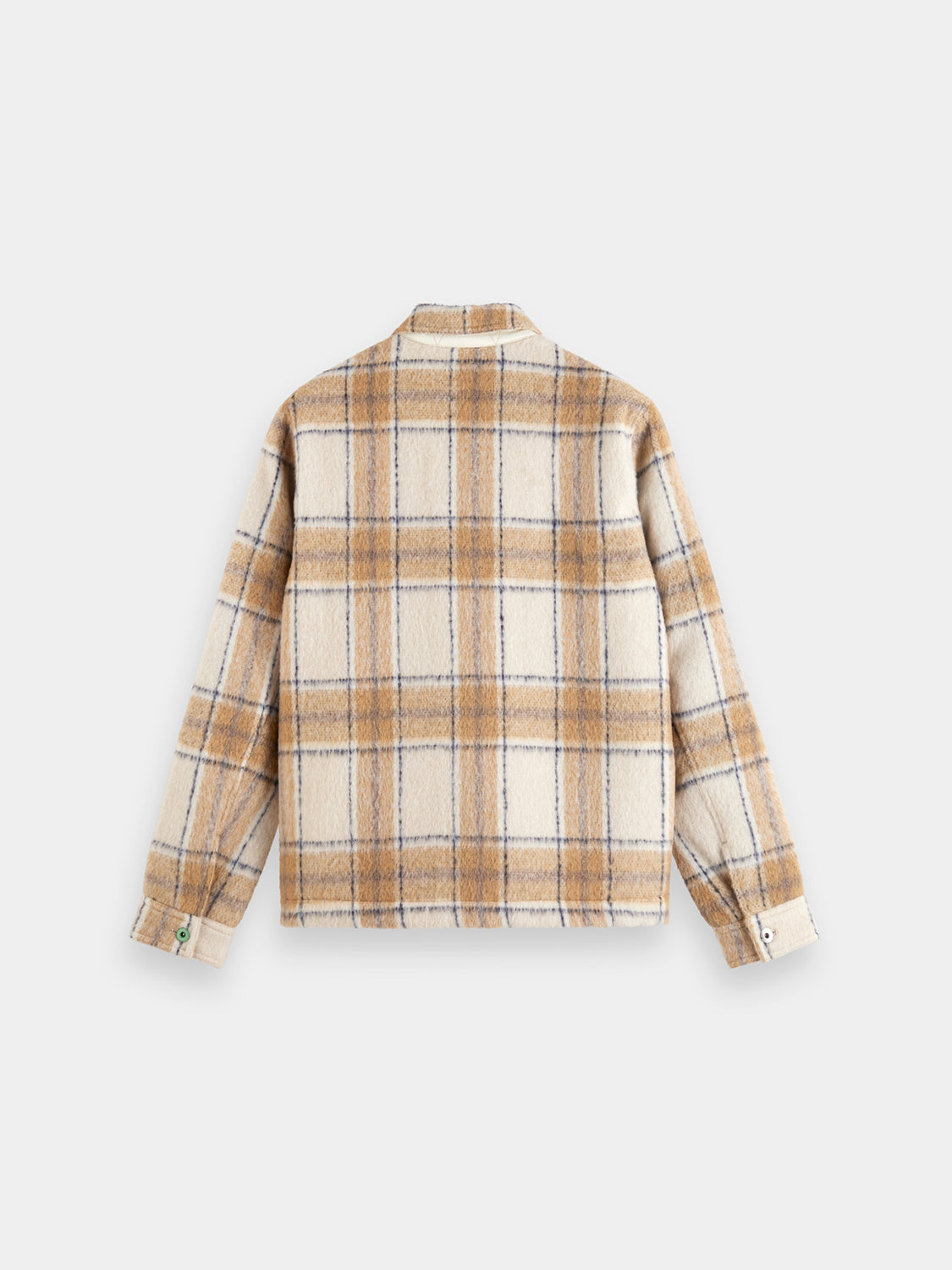 Check zip-through overshirt - Scotch & Soda NZ