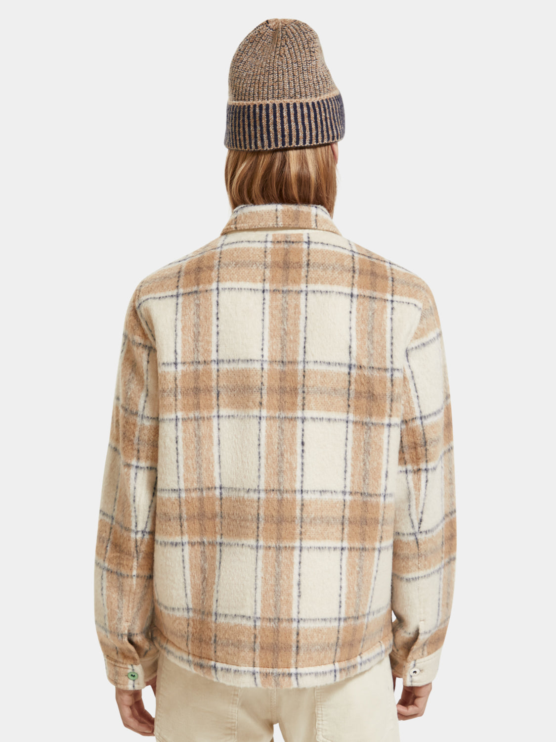 Check zip-through overshirt - Scotch & Soda NZ