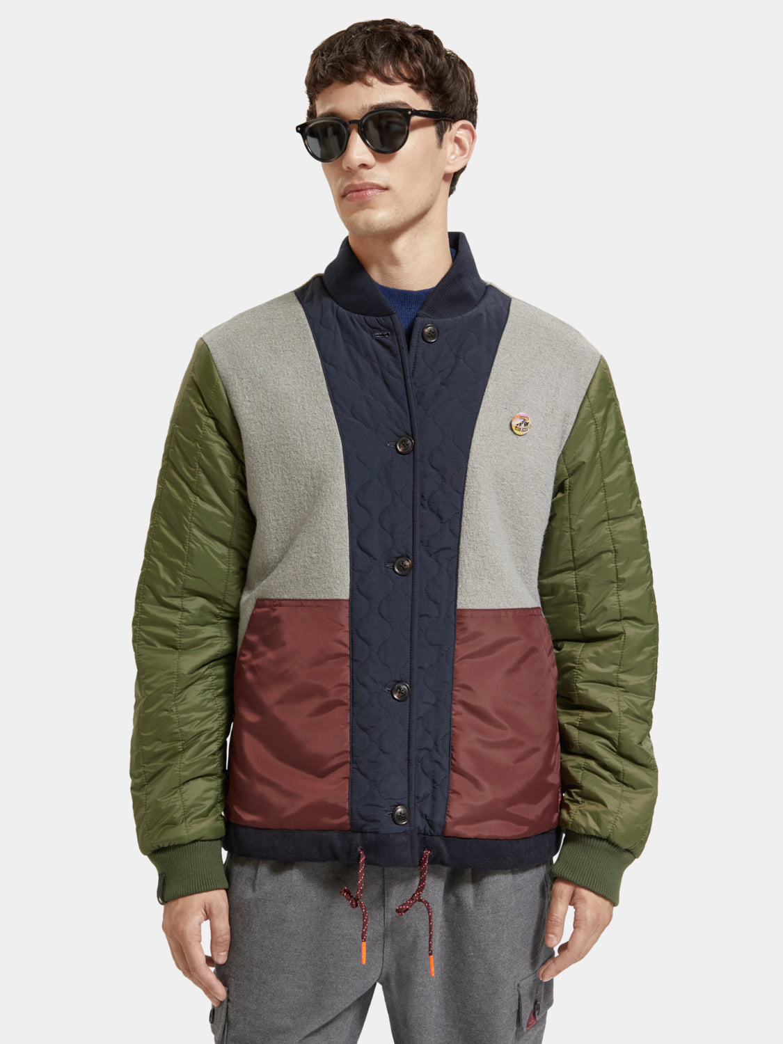 Reversible bomber jacket - Scotch & Soda NZ