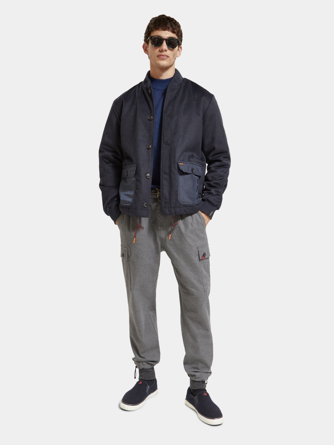 Reversible bomber jacket - Scotch & Soda NZ