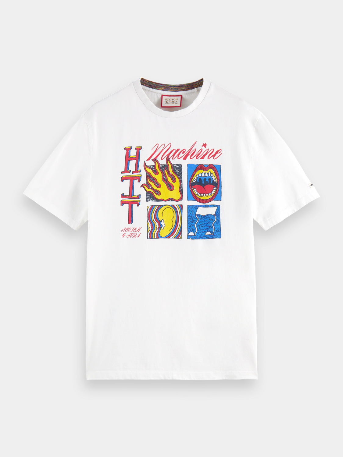 Regular-fit artwork t-shirt - Scotch & Soda NZ