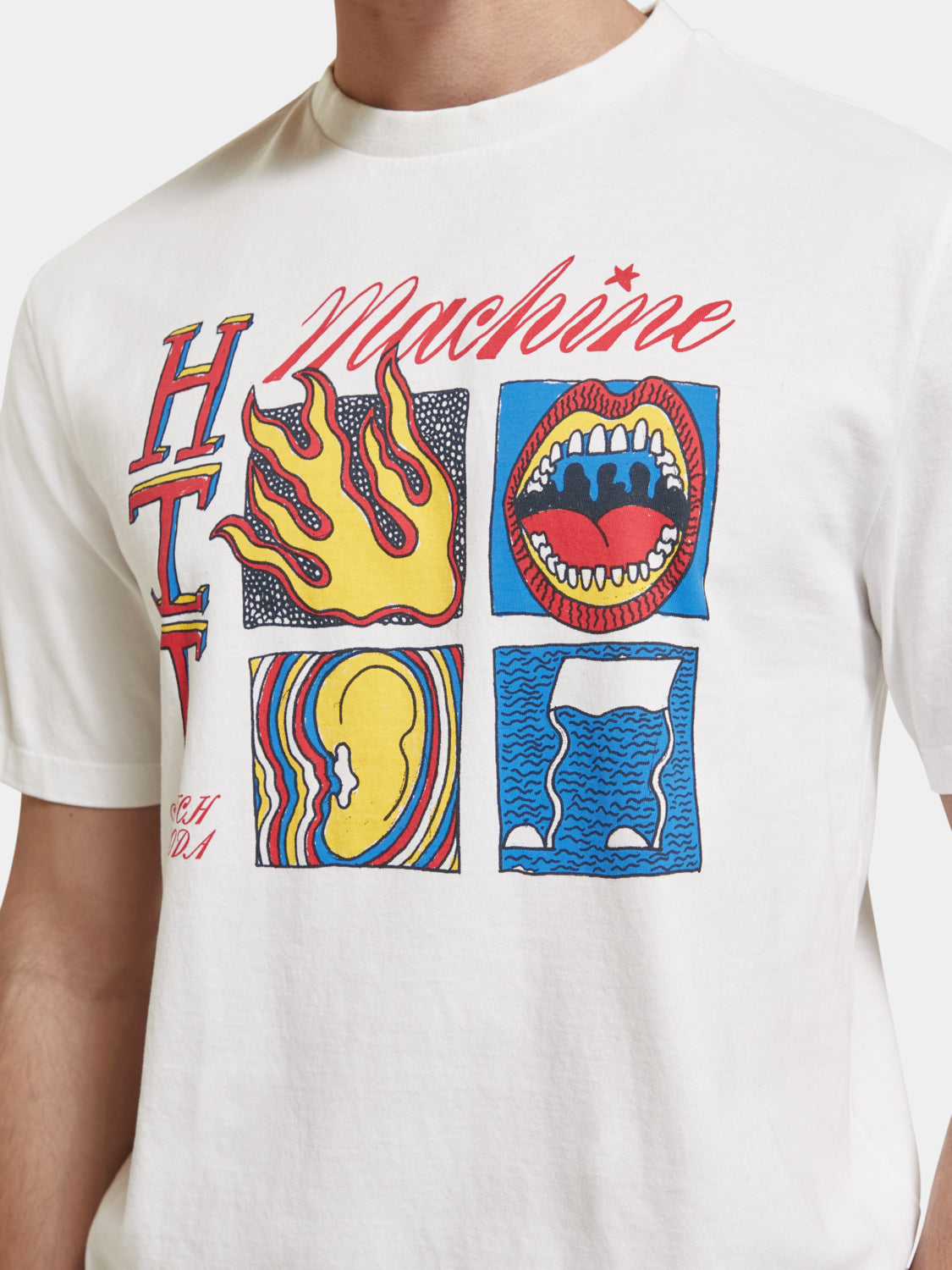 Regular-fit artwork t-shirt - Scotch & Soda NZ