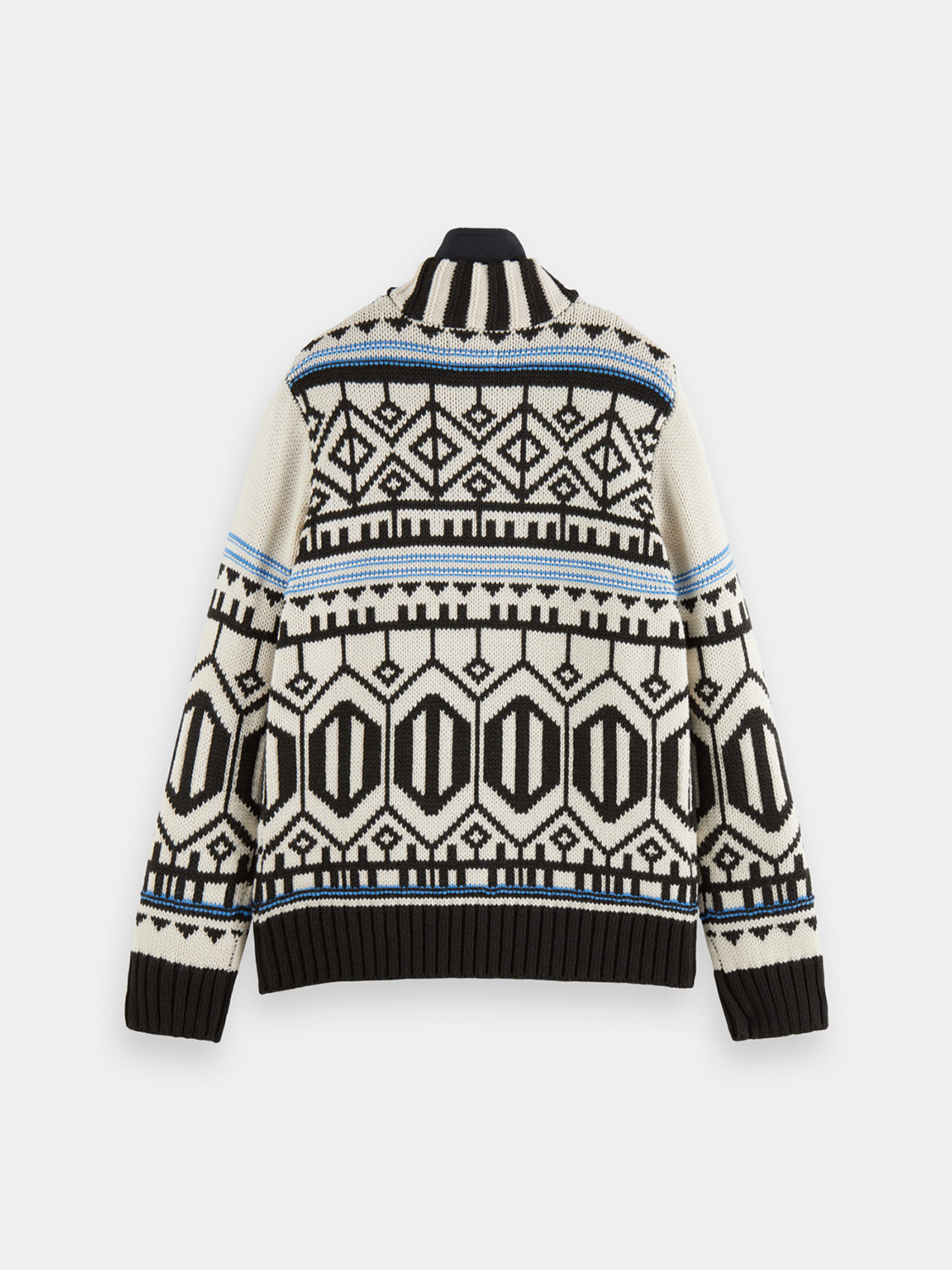 Chunky zip cardigan