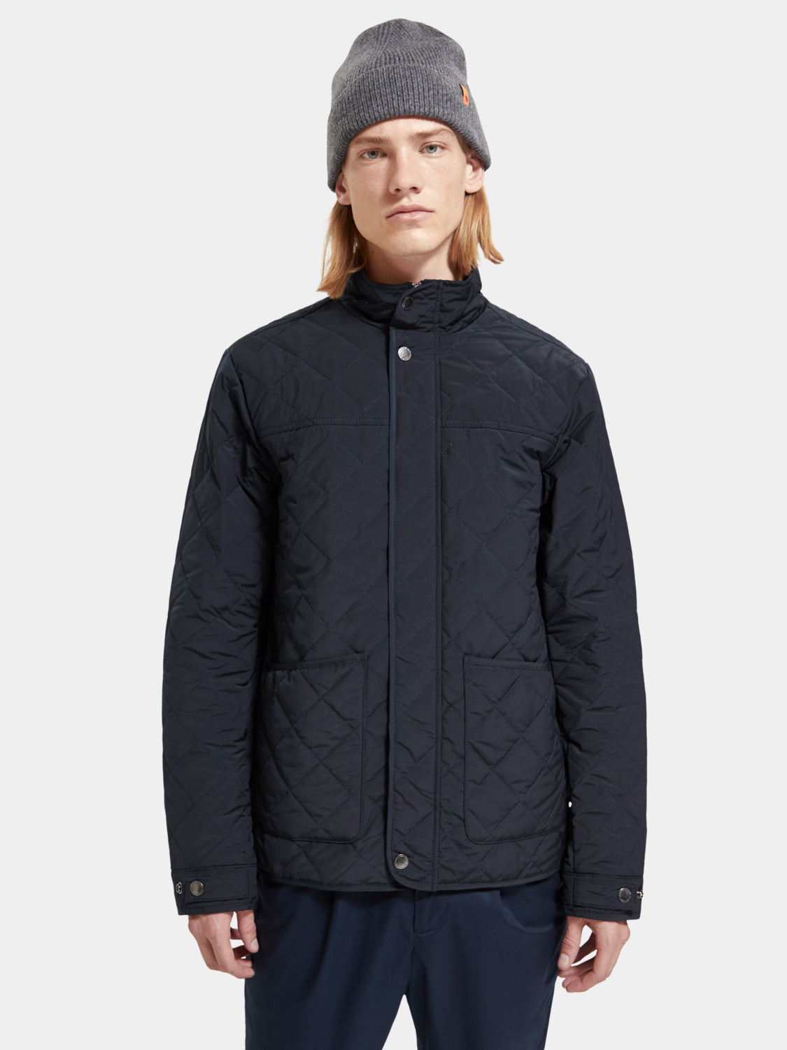 Chunky zip cardigan with detachable inner jacket - Scotch & Soda NZ