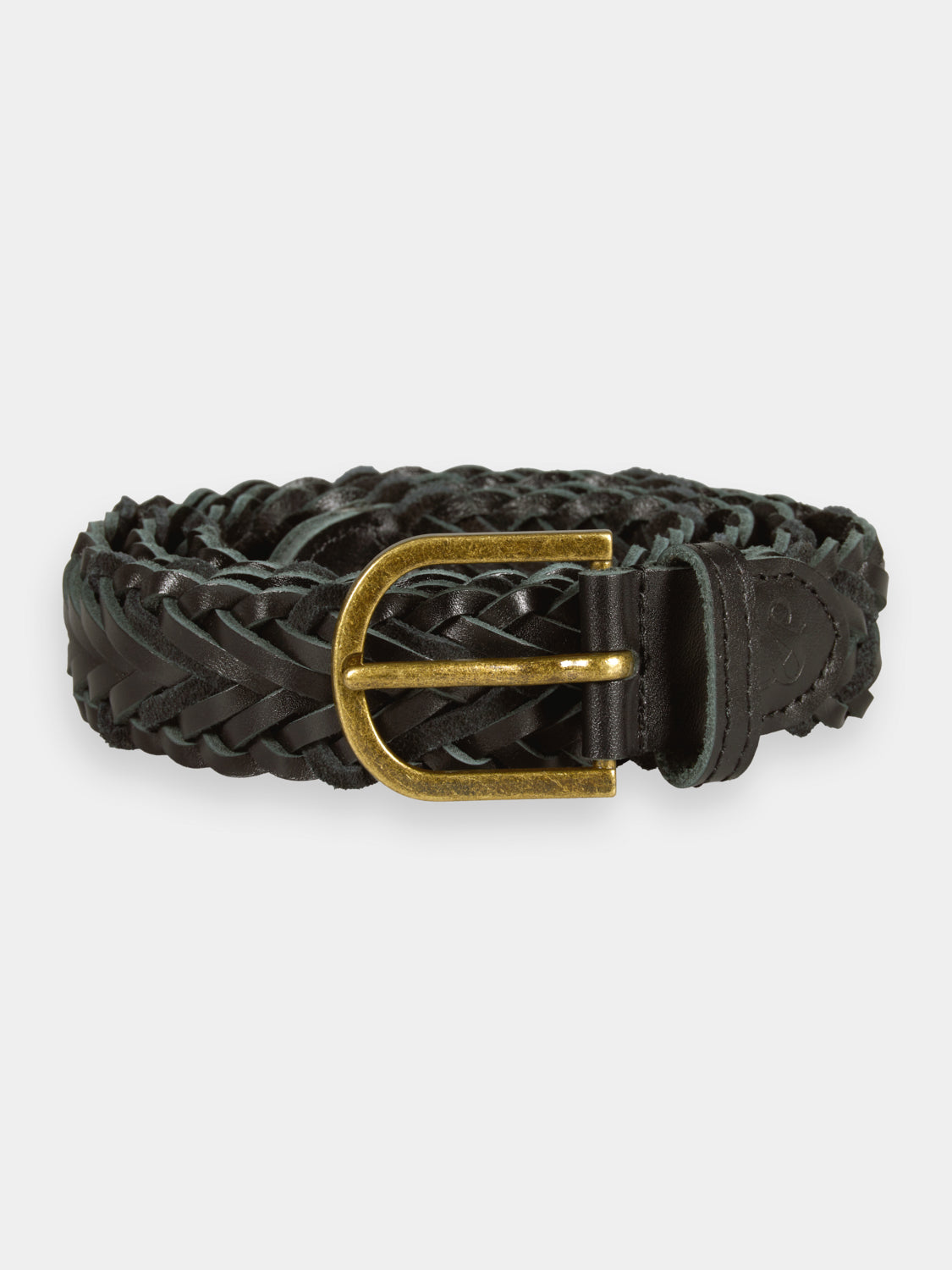 Braided leather belt - Scotch & Soda NZ