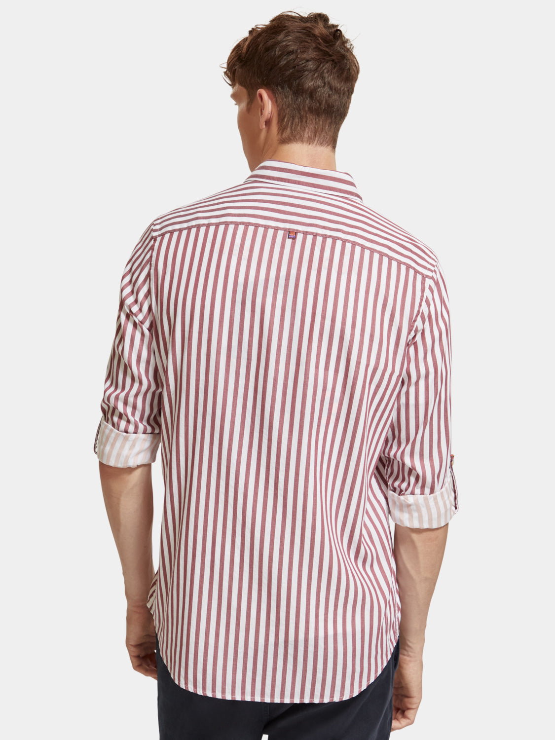 Regular-fit striped shirt - Scotch & Soda NZ