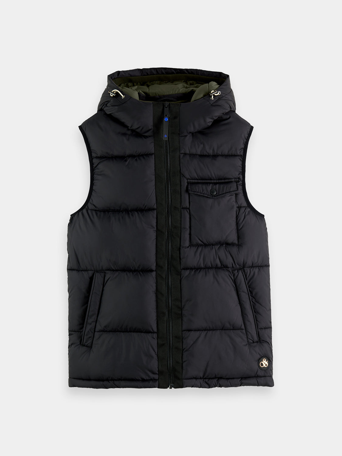 Hooded quilted bodywarmer - Scotch & Soda NZ