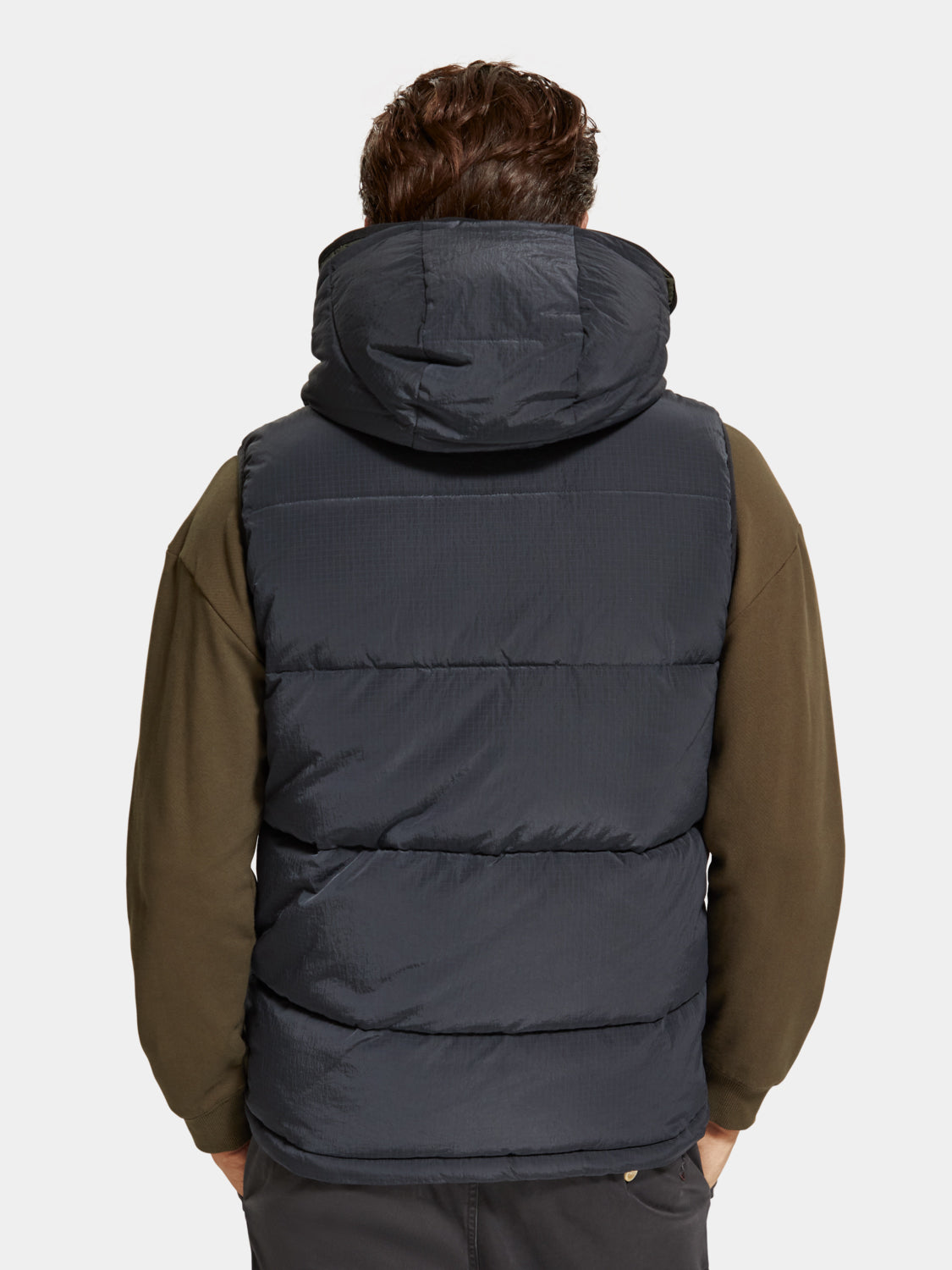 Hooded quilted bodywarmer - Scotch & Soda NZ