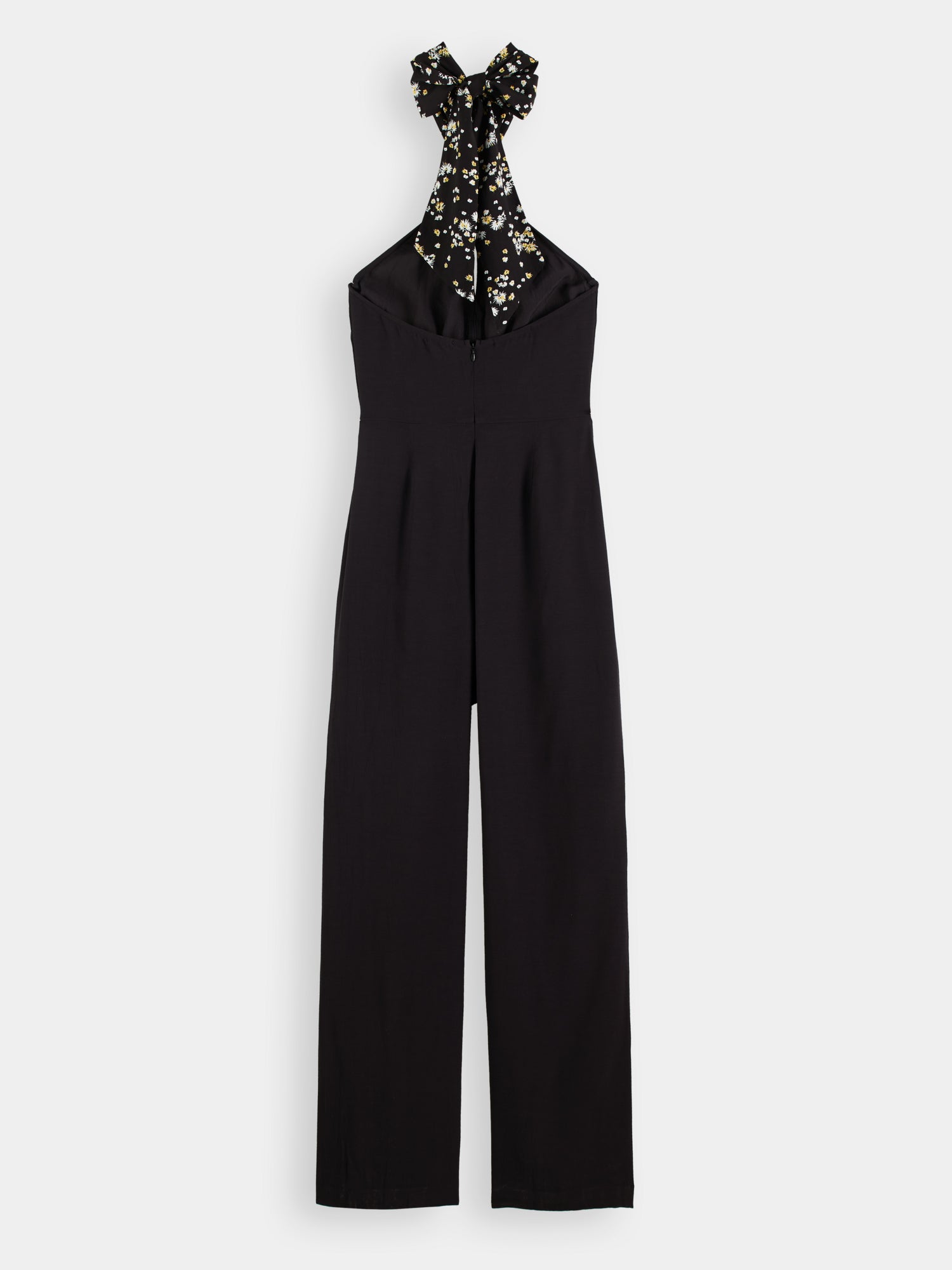 Contrast bow jumpsuit - Scotch & Soda NZ
