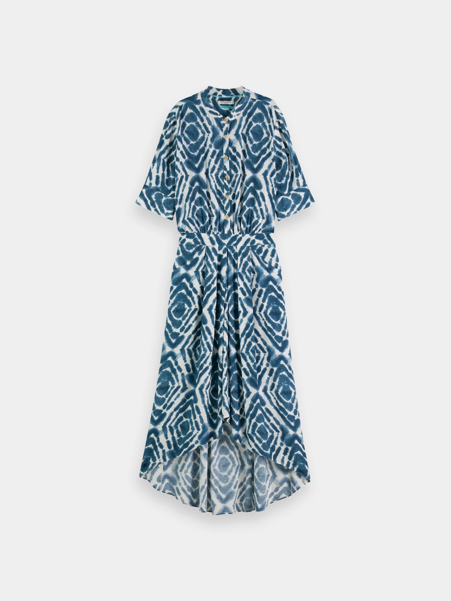 Short sleeved midi dress