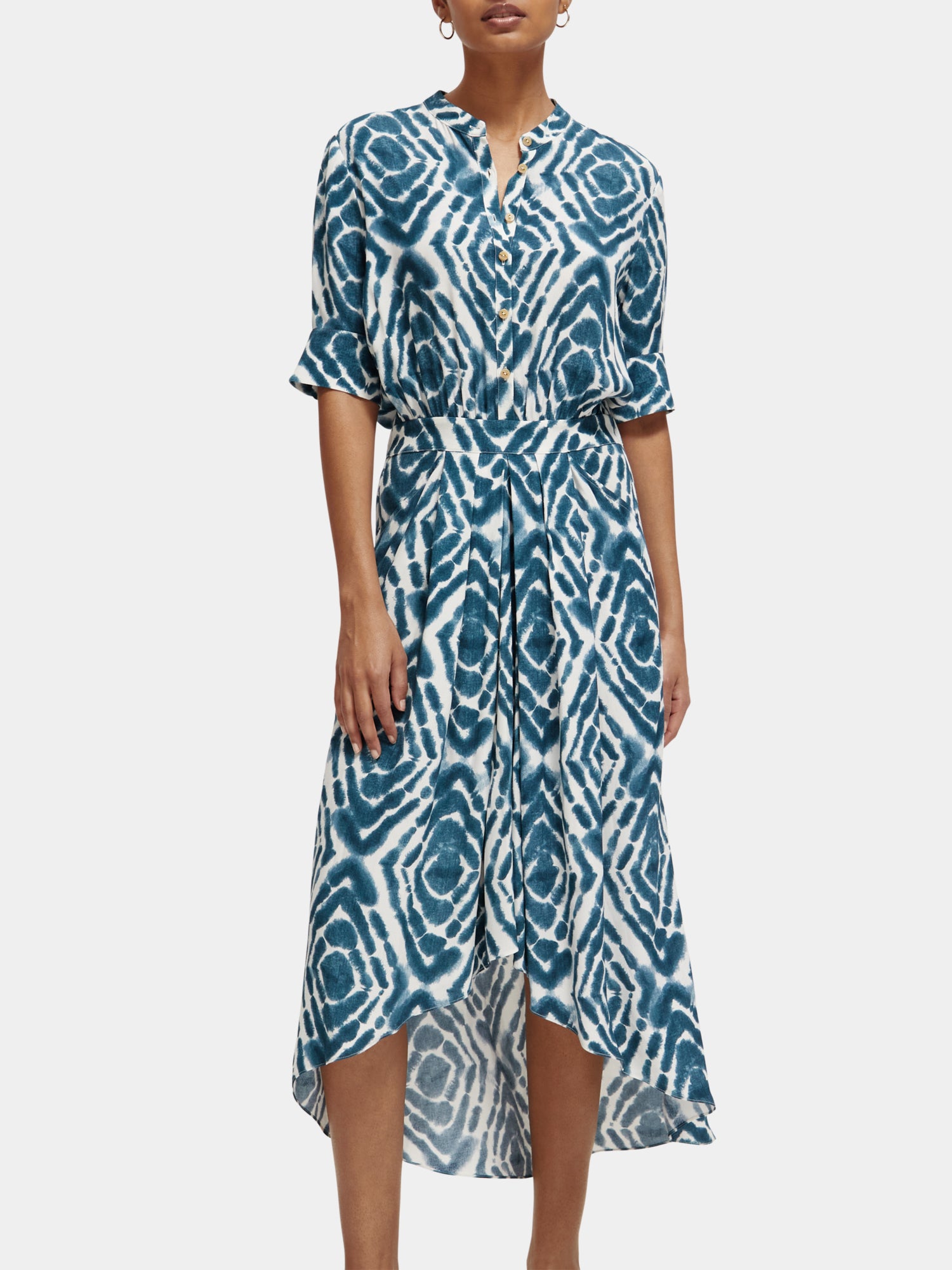 Short sleeved midi dress - Scotch & Soda NZ