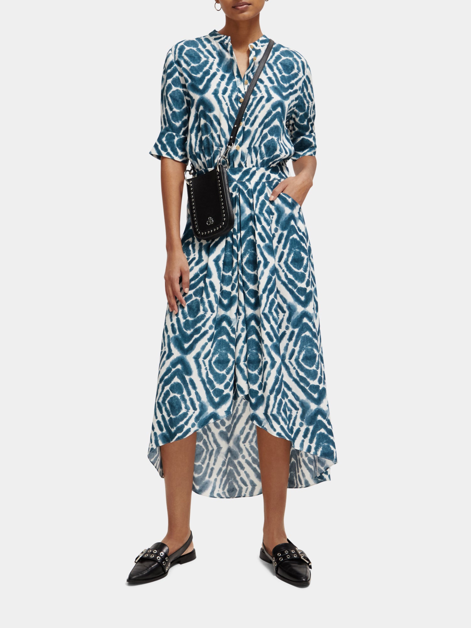 Short sleeved midi dress - Scotch & Soda NZ