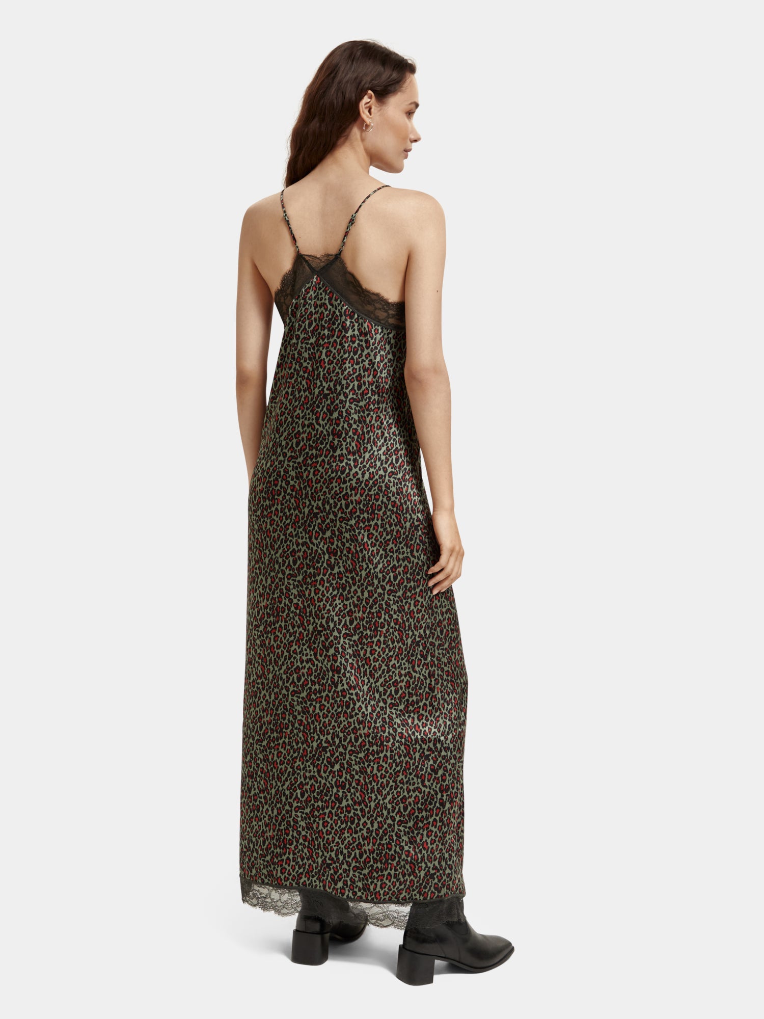 SCOTCH & SODA camisole strap maxi dress featuring a flowing fabric, sleeveless design, and a comfortable, stylish fit.
