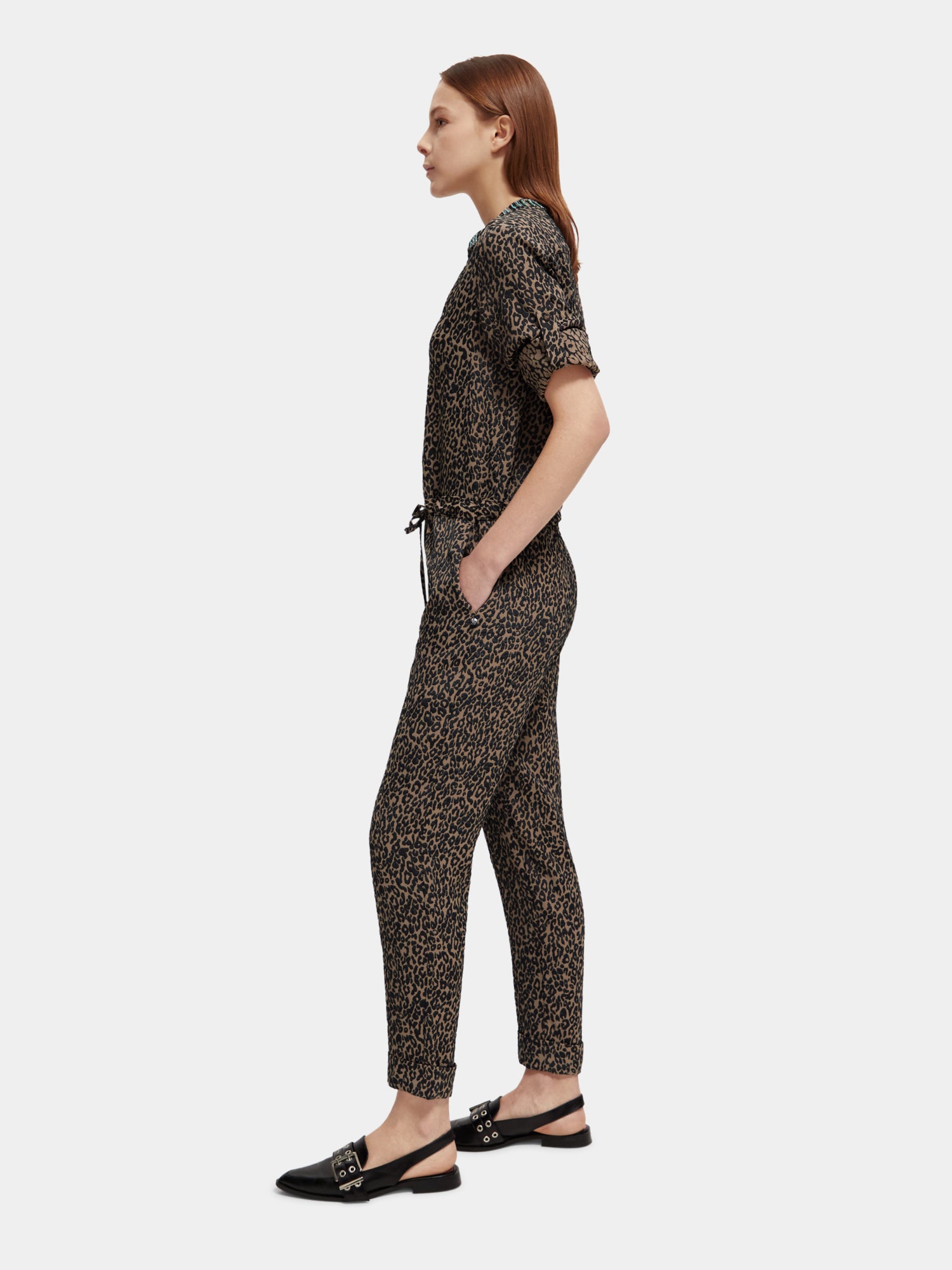 Jacquard jumpsuit - Scotch & Soda NZ