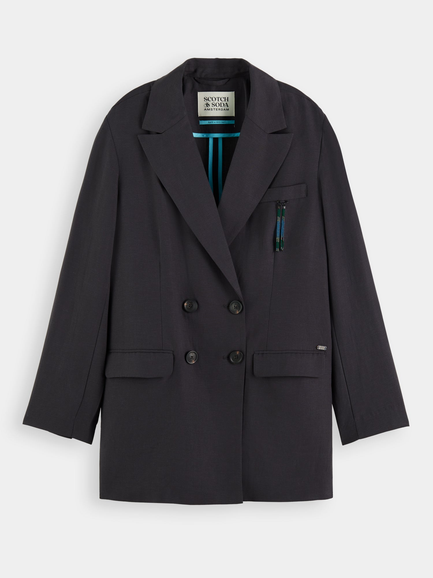 Double-breasted blazer - Scotch & Soda NZ