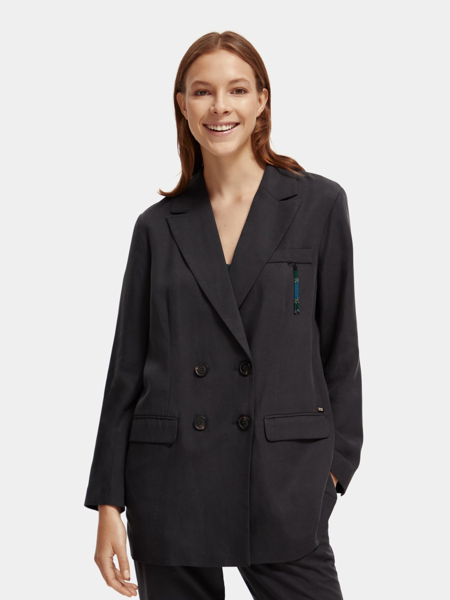 Double-breasted blazer - Scotch & Soda NZ