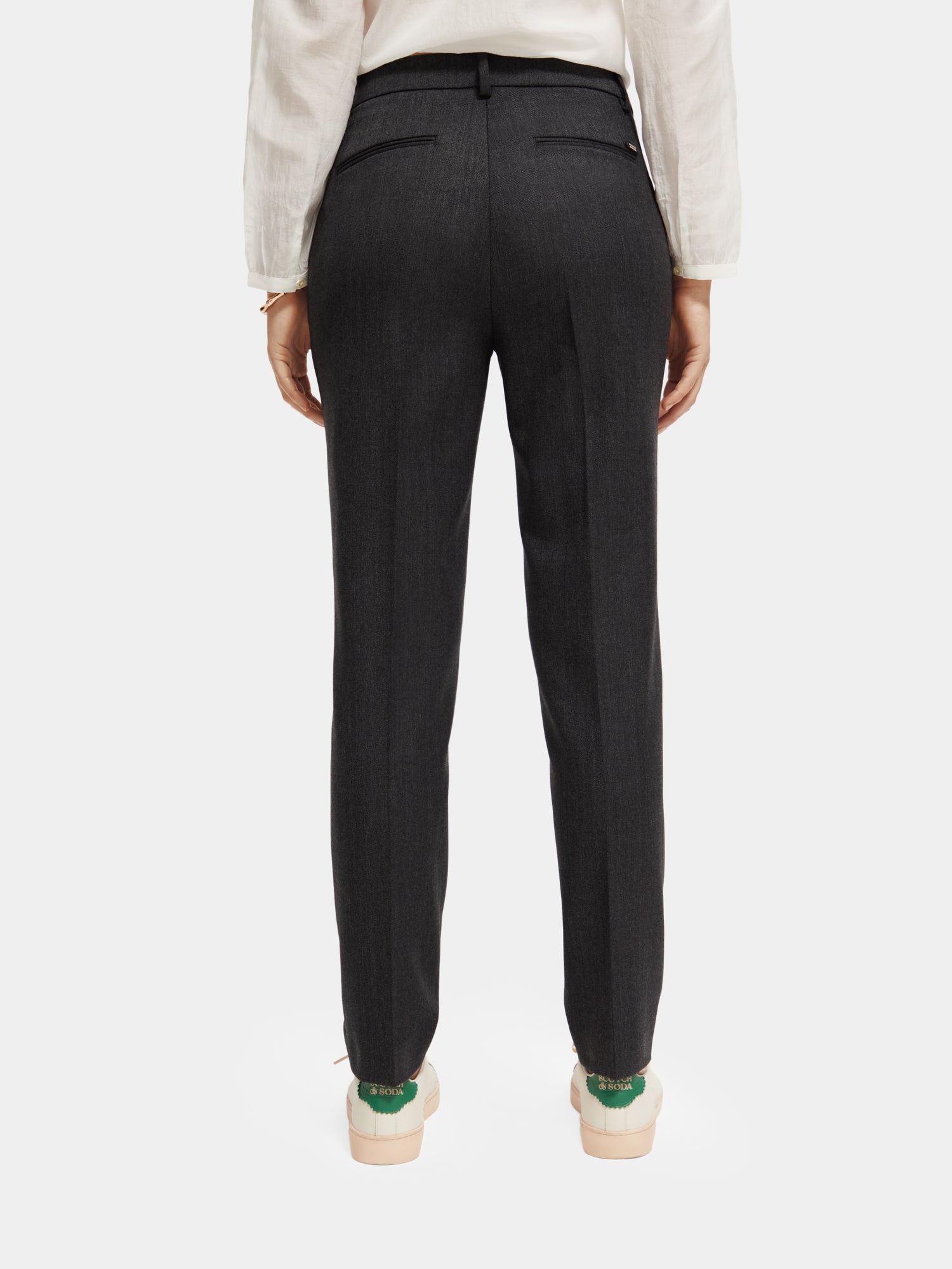 Lowry mid-rise slim-fit twill pants - Scotch & Soda NZ