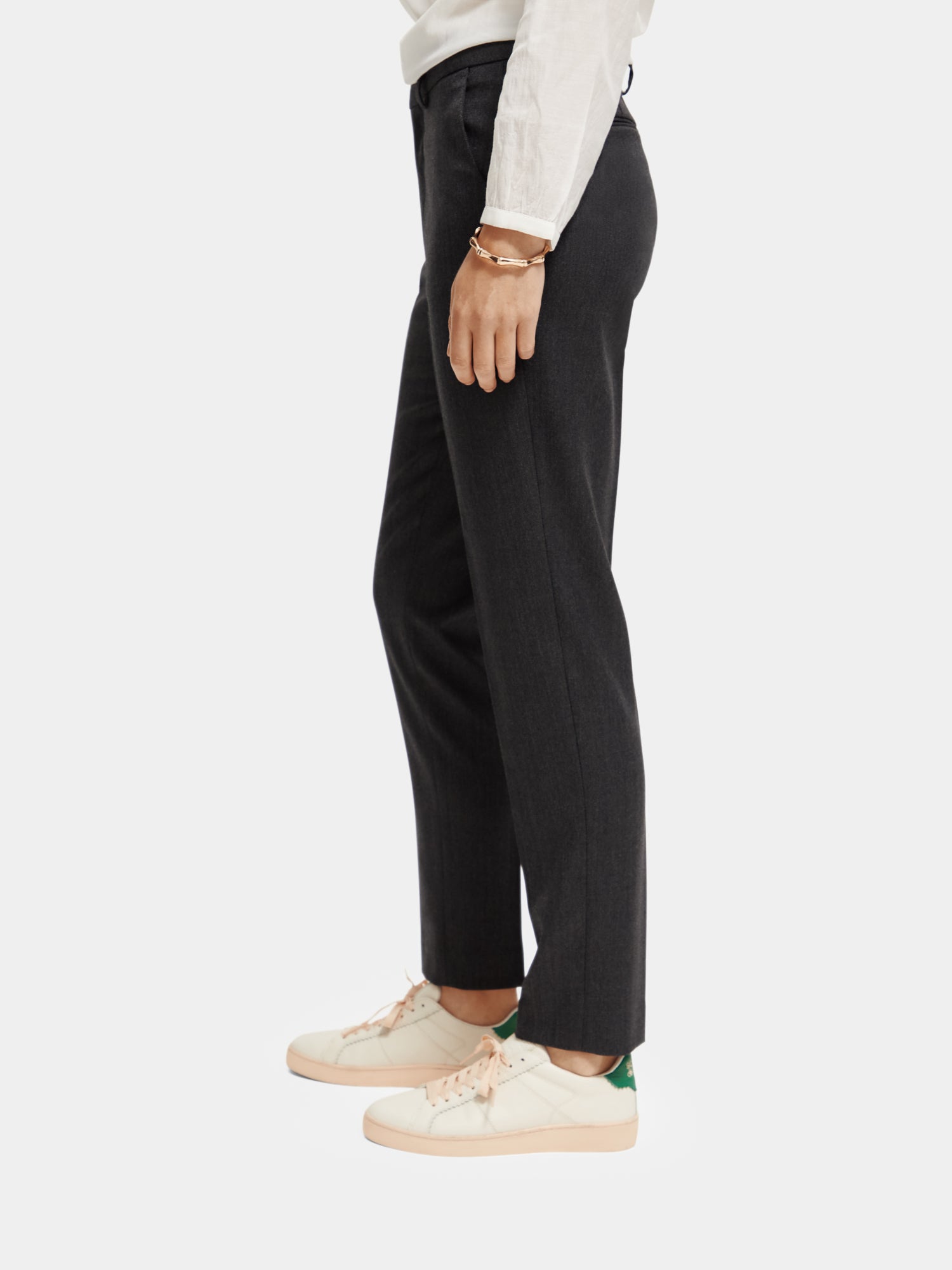 Lowry mid-rise slim-fit twill pants - Scotch & Soda NZ