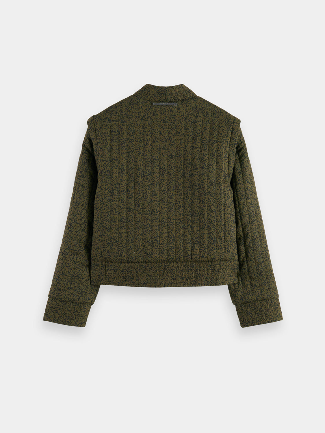 Quilted reversible jacket