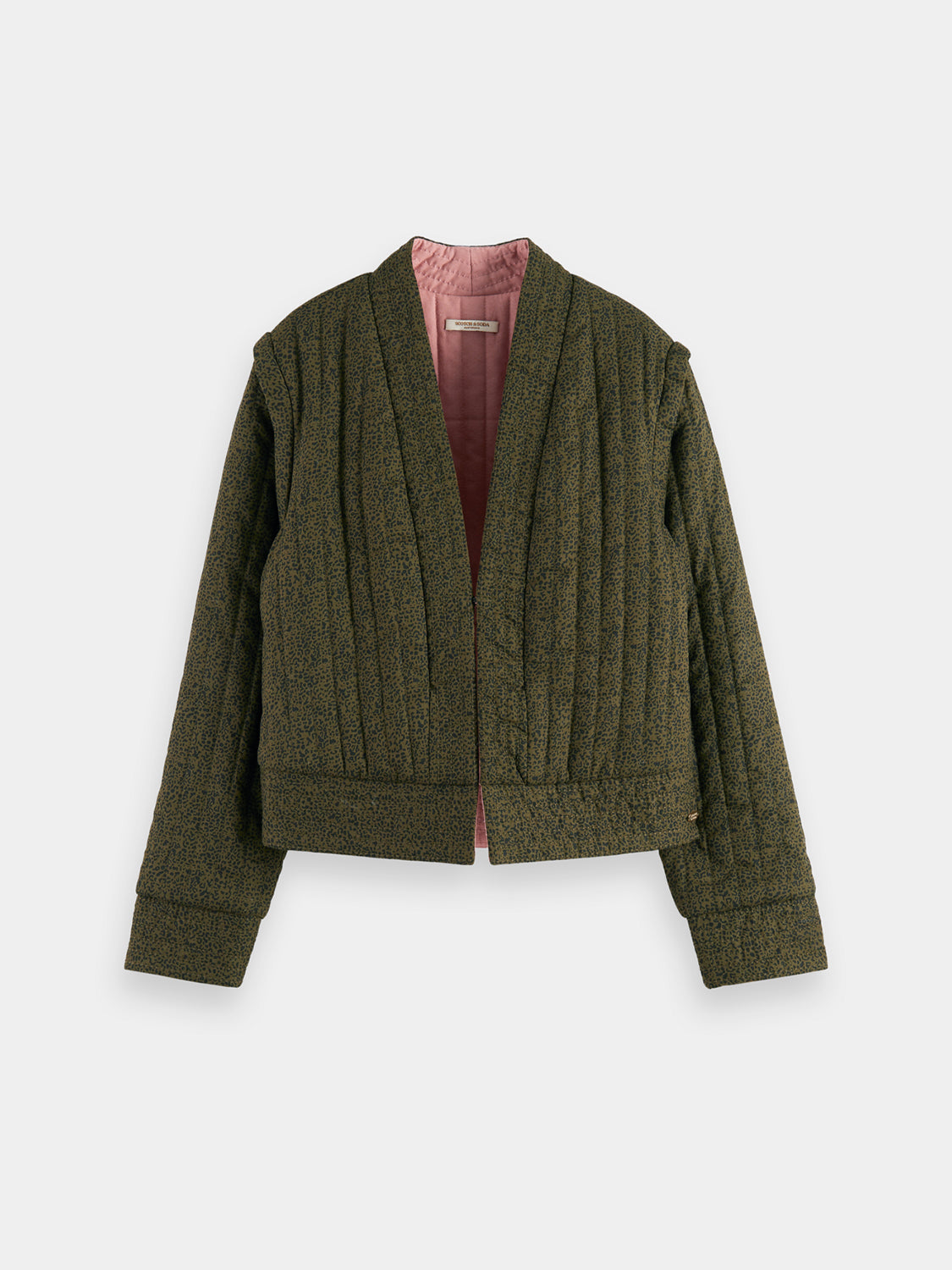Quilted reversible jacket