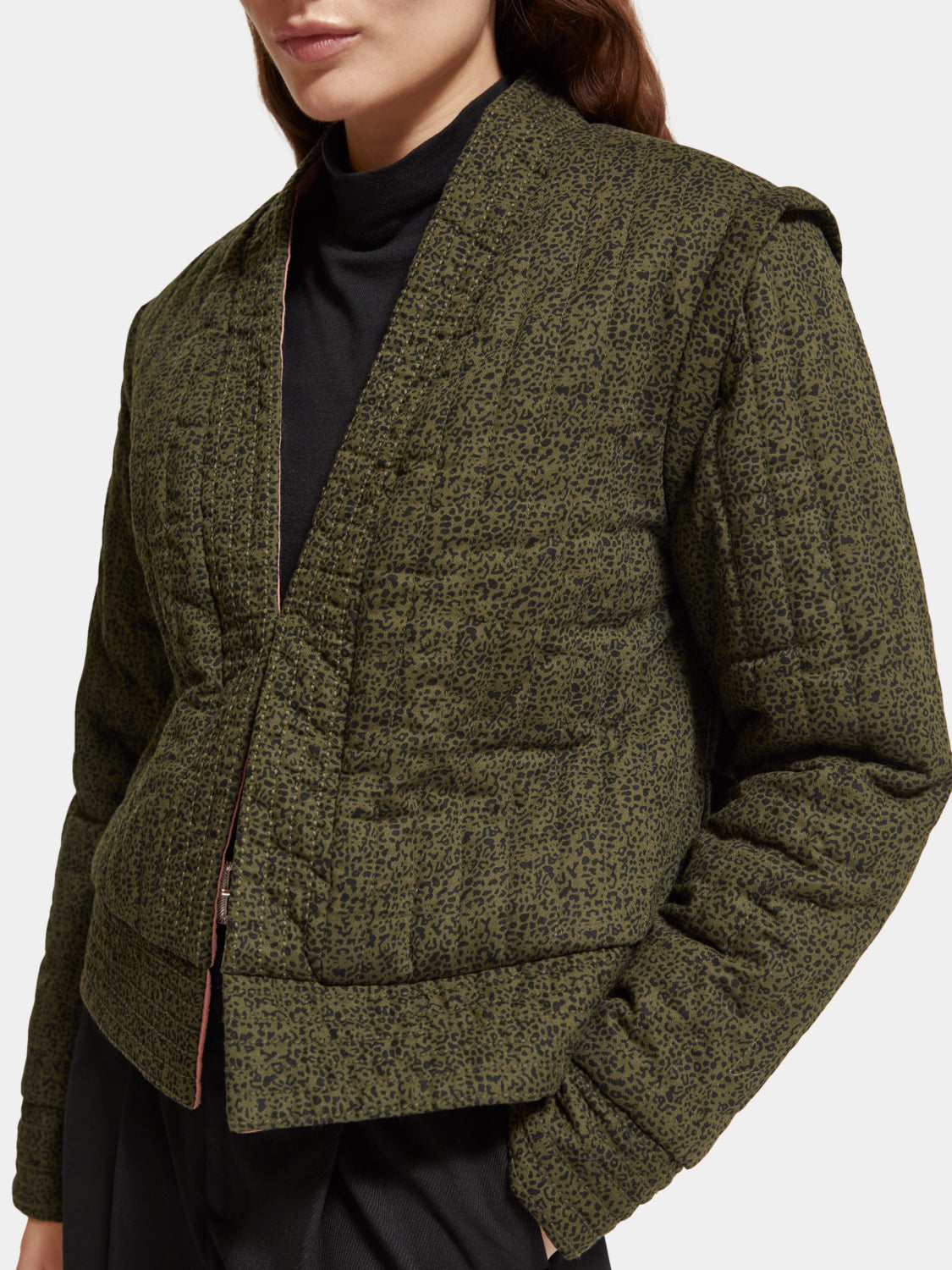 Quilted reversible jacket - Scotch & Soda NZ