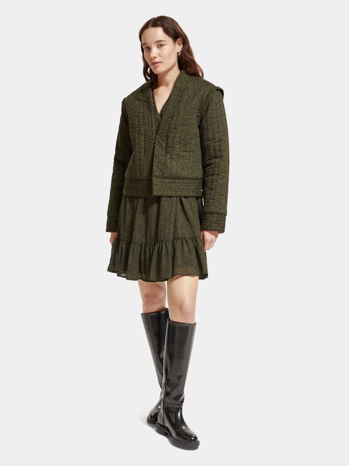 Quilted reversible jacket - Scotch & Soda NZ