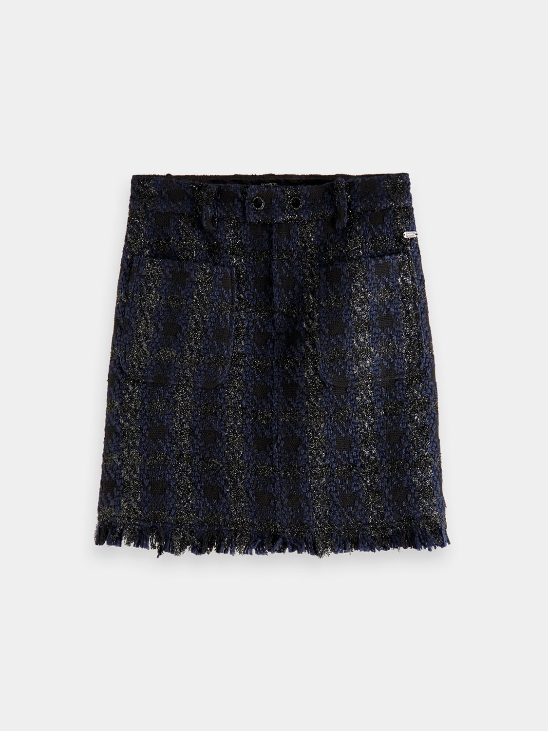 2910003 Bordeaux Check Mini Skirt main image 1