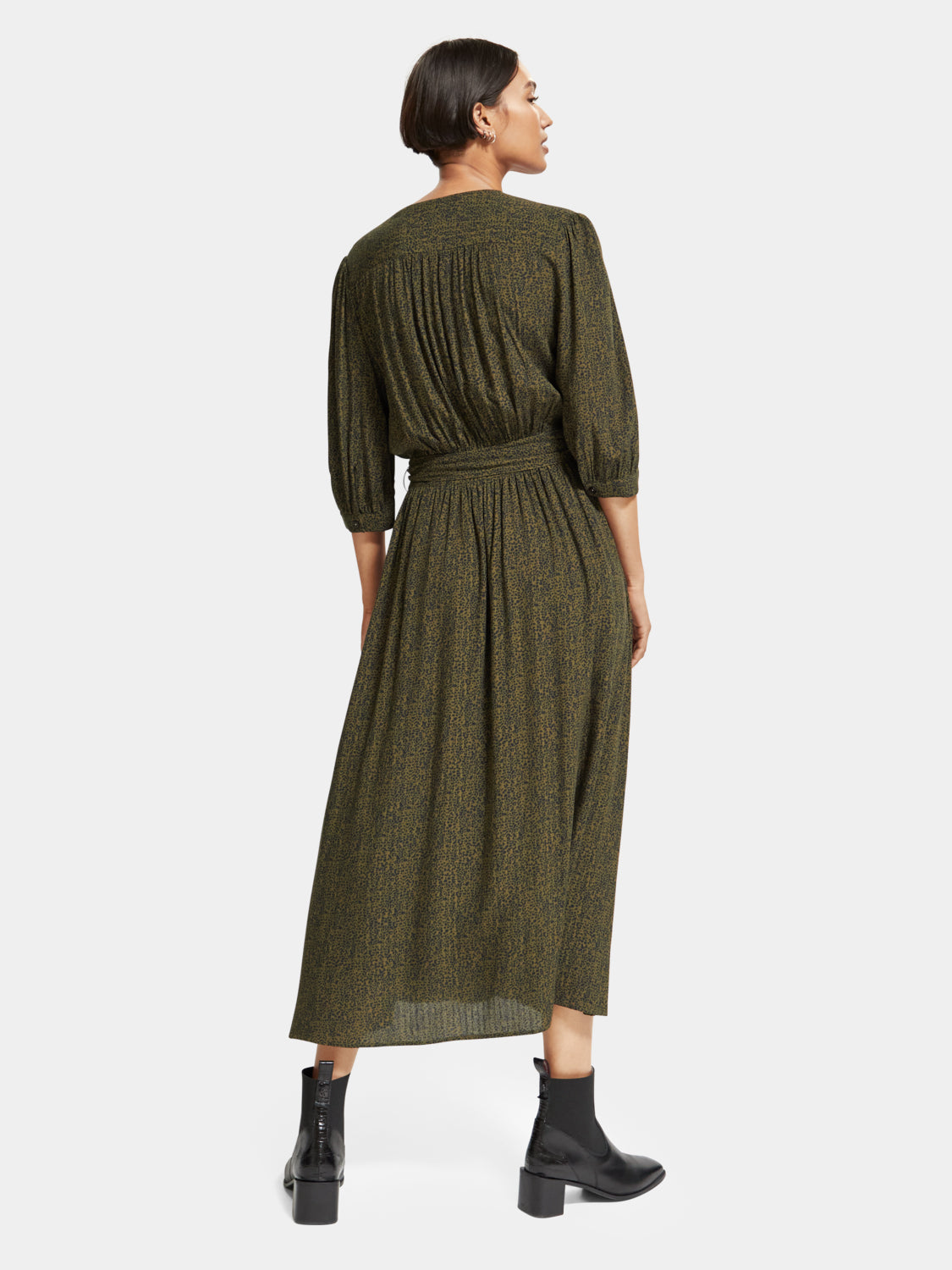Midi wrap dress - Scotch & Soda NZ