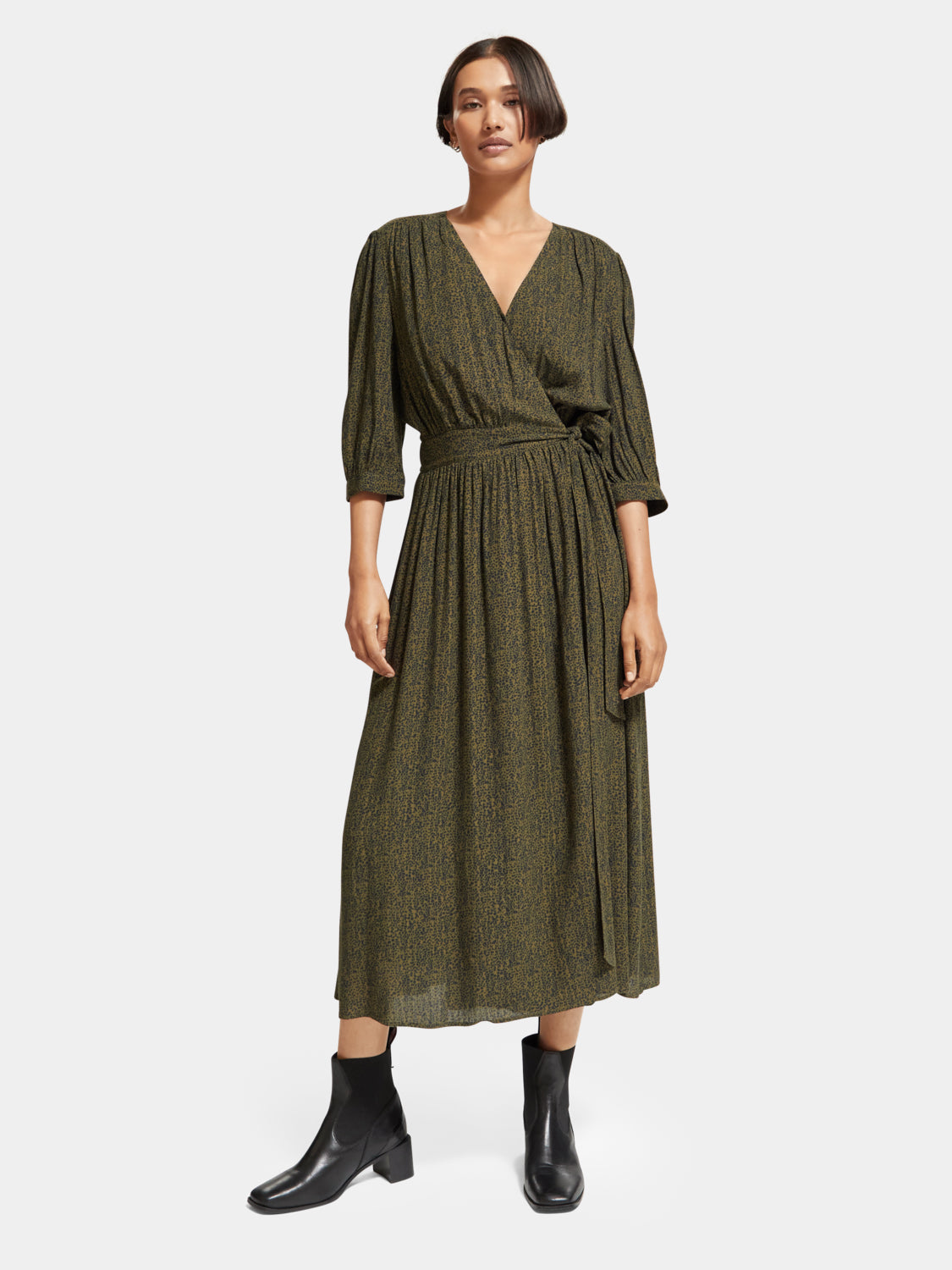 Midi wrap dress Midi wrap dress