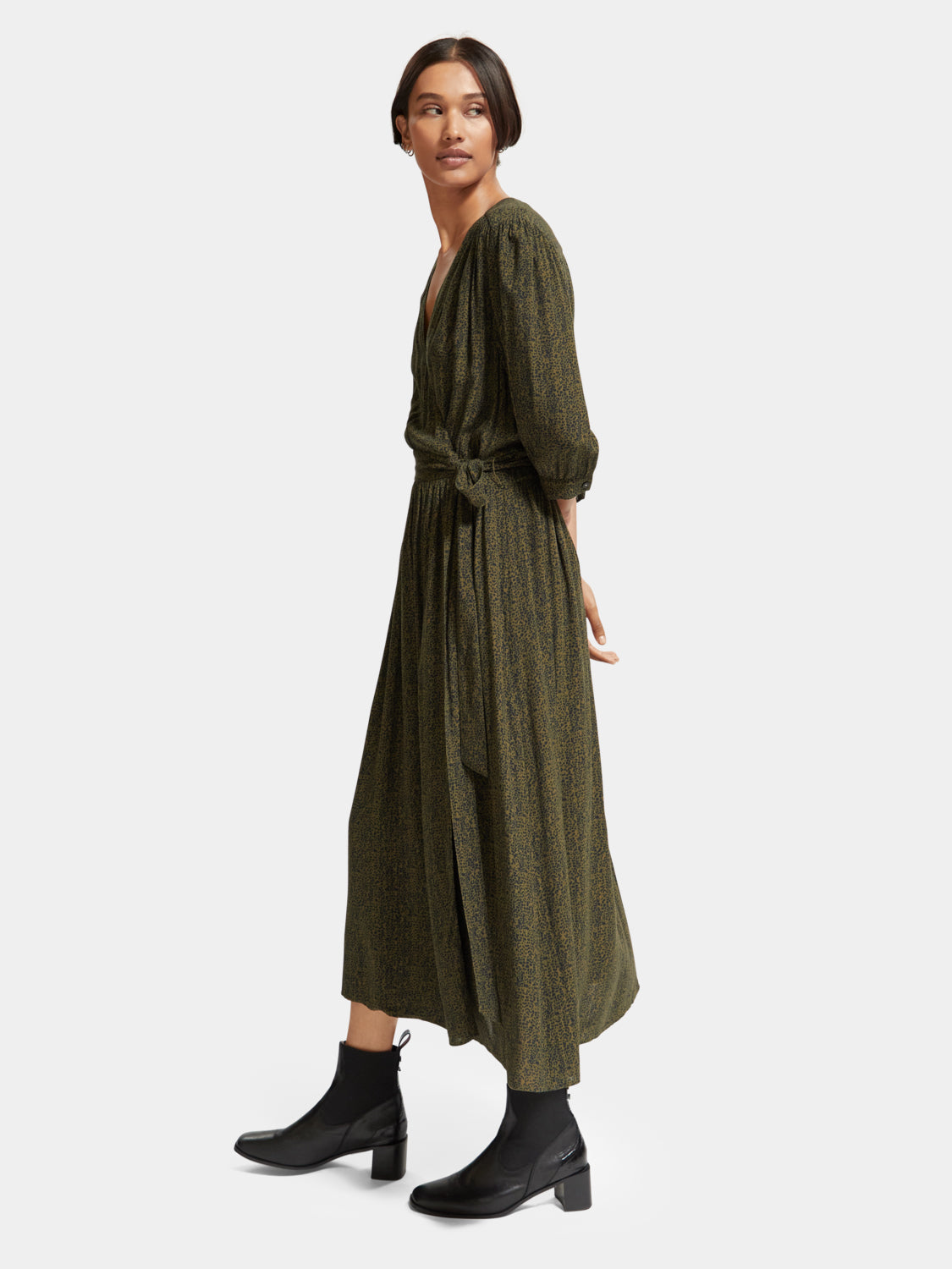 Midi wrap dress - Scotch & Soda NZ