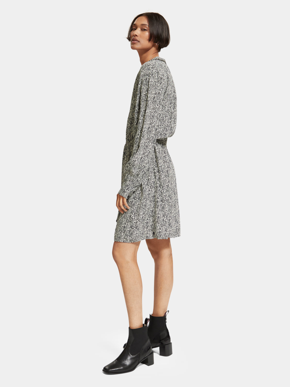 Printed mini dress - Scotch & Soda NZ
