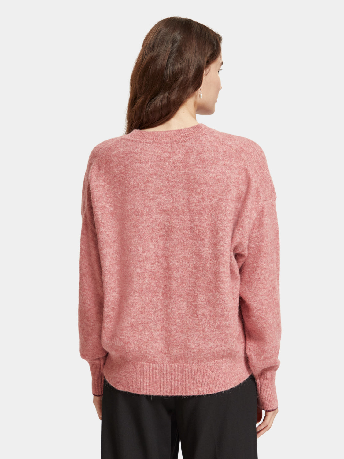 Fuzzy crewneck pullover - Scotch & Soda NZ