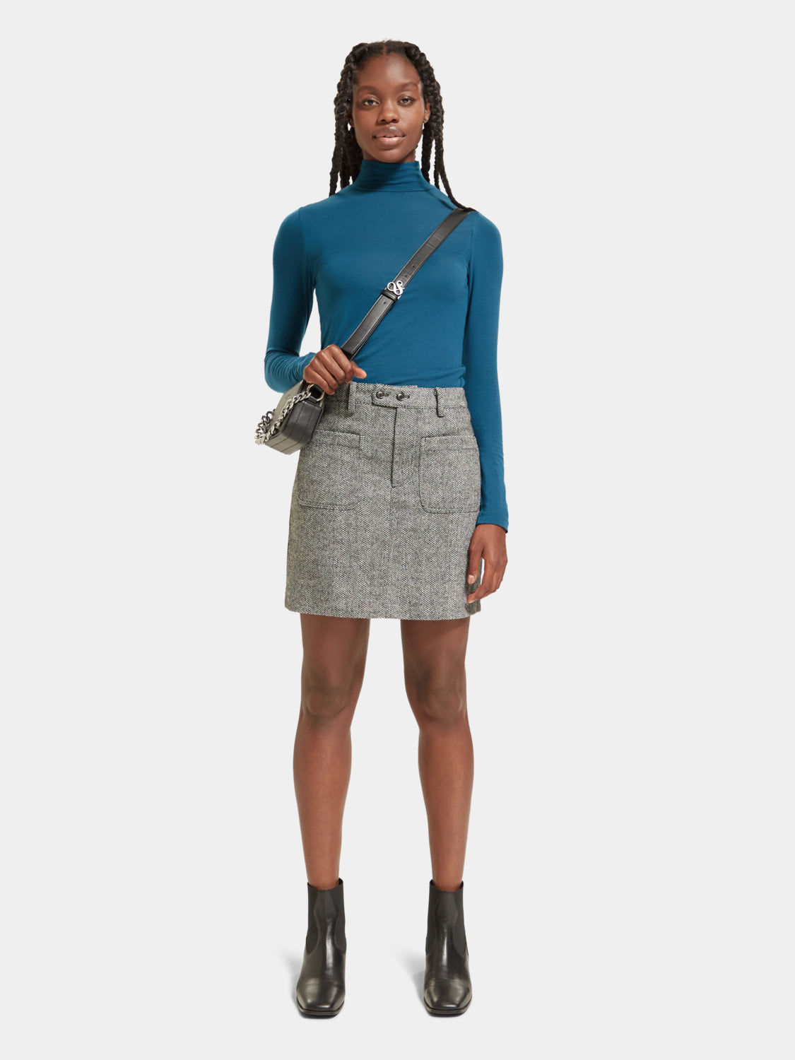 Turtleneck long sleeved top - Scotch & Soda NZ