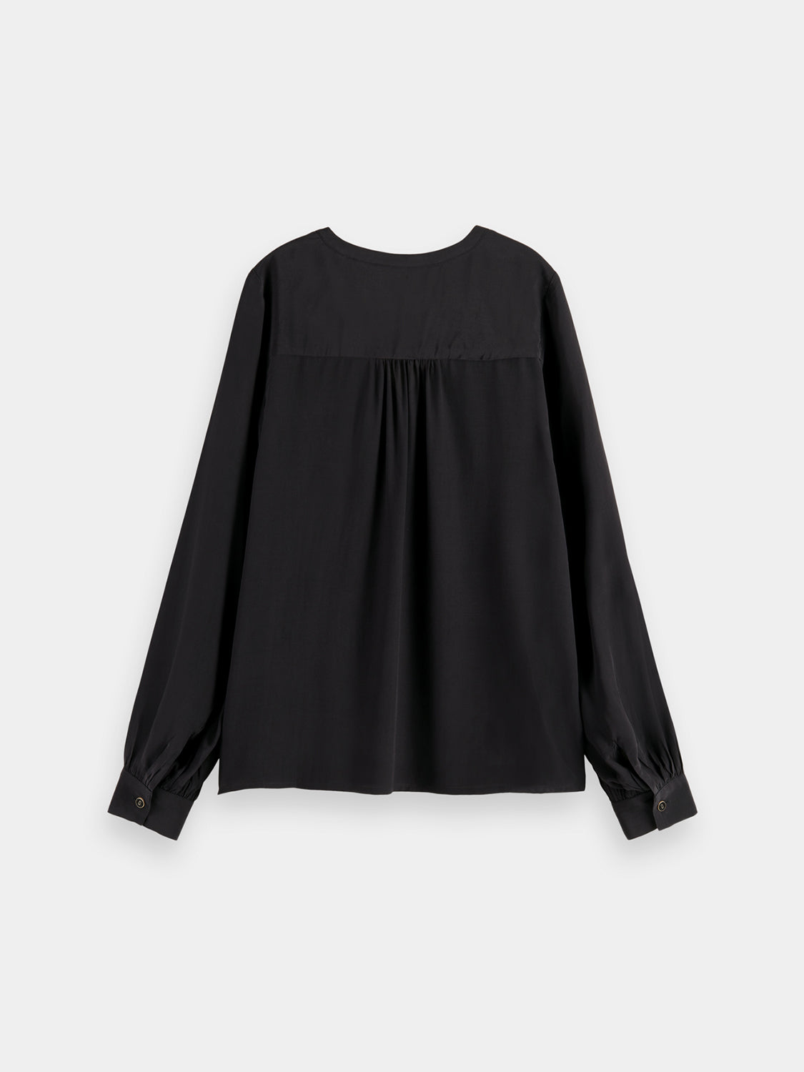 Lace-up blouse