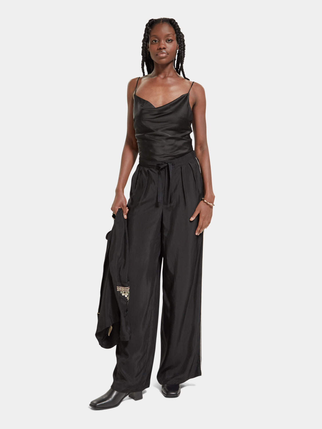 Cowl neck camisole - Scotch & Soda NZ