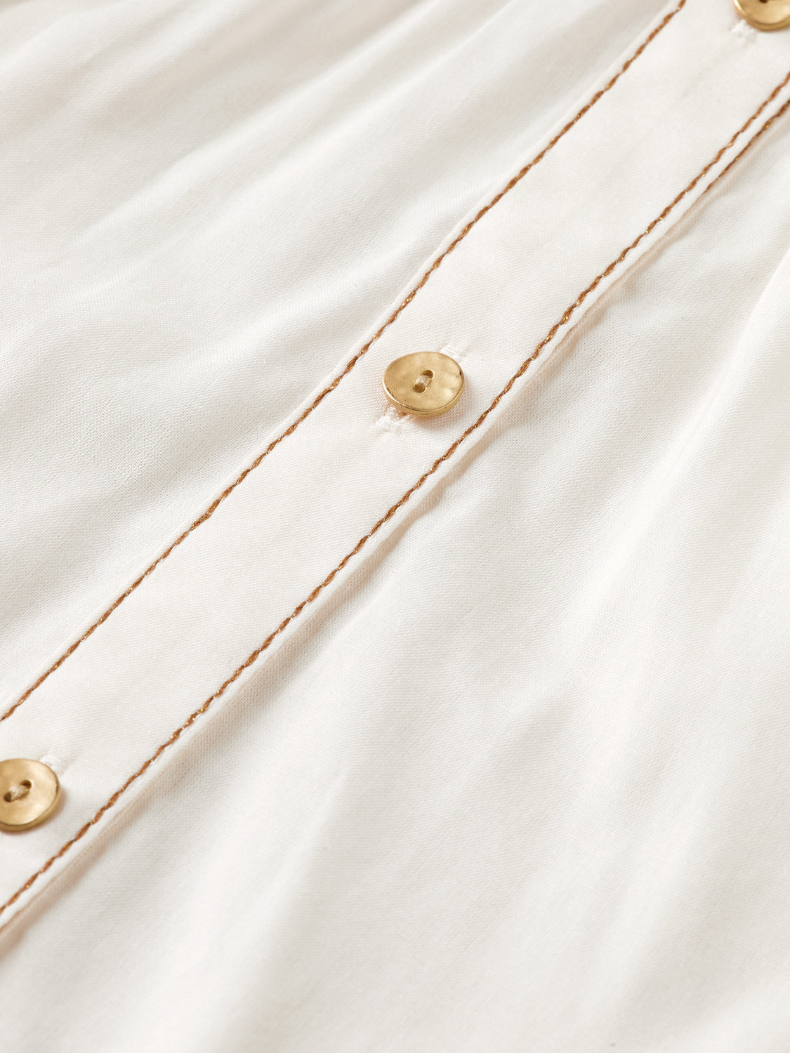 Shirt with pin tuck yoke and gathering - Scotch & Soda NZ