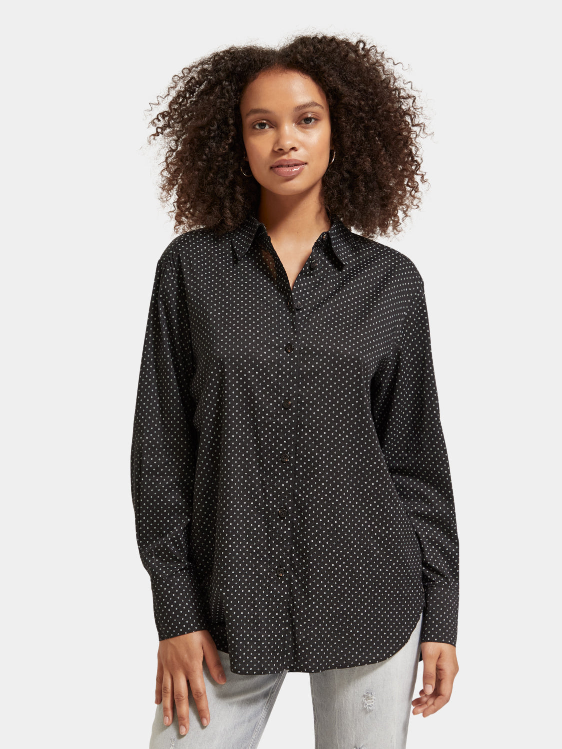 Relaxed-fit buttoned shirt - Scotch & Soda NZ