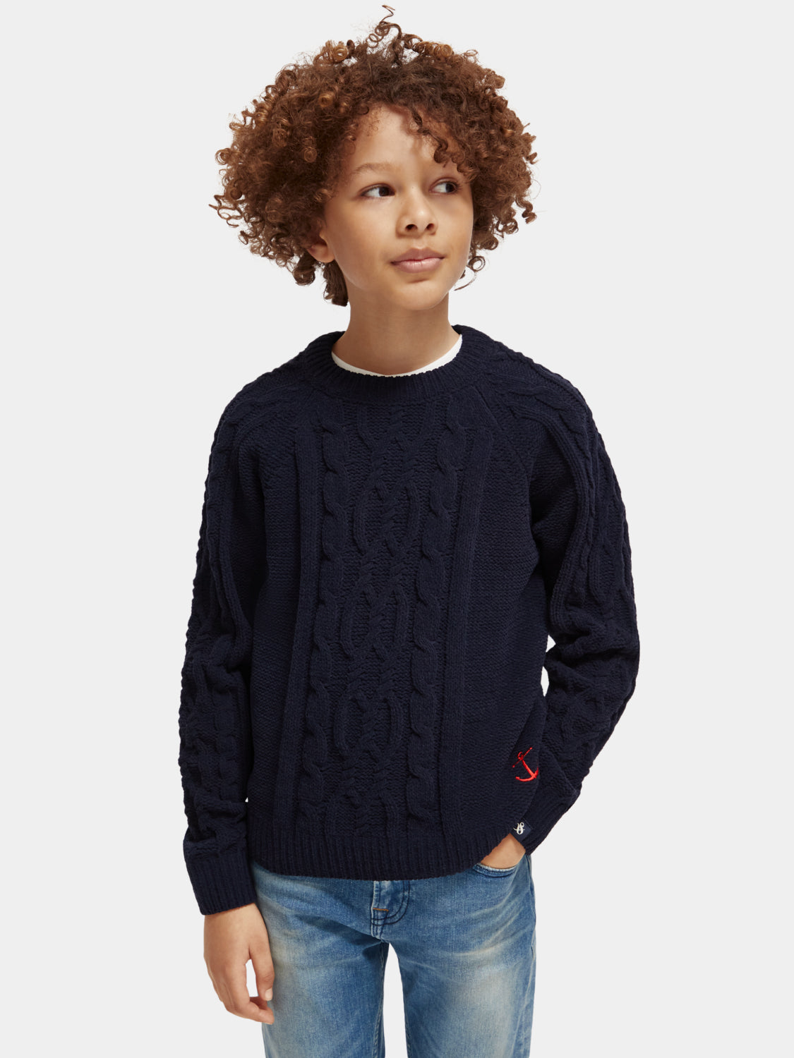 Kids - Cable knit pullover - Scotch & Soda NZ