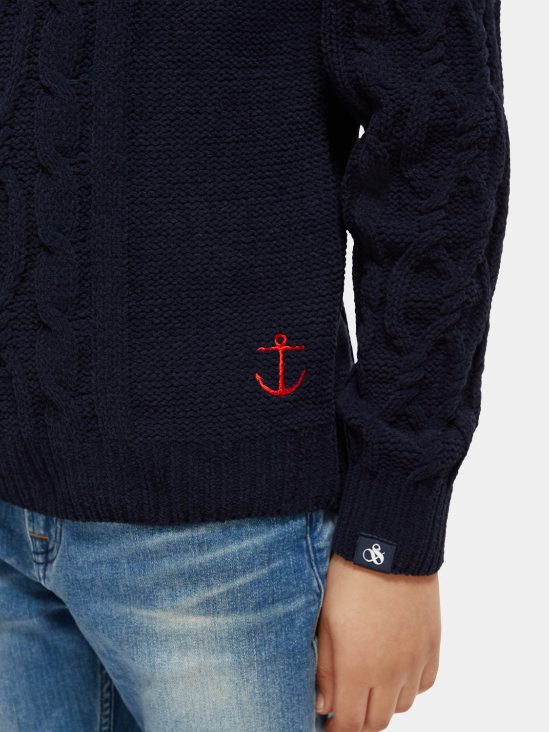 Kids - Cable knit pullover - Scotch & Soda NZ