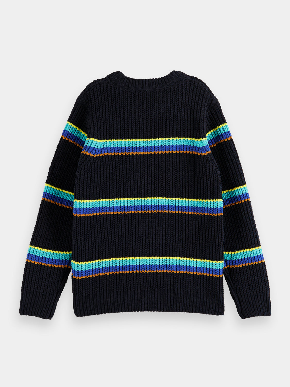 Kids - Yarn-dyed striped sweater - Scotch & Soda NZ
