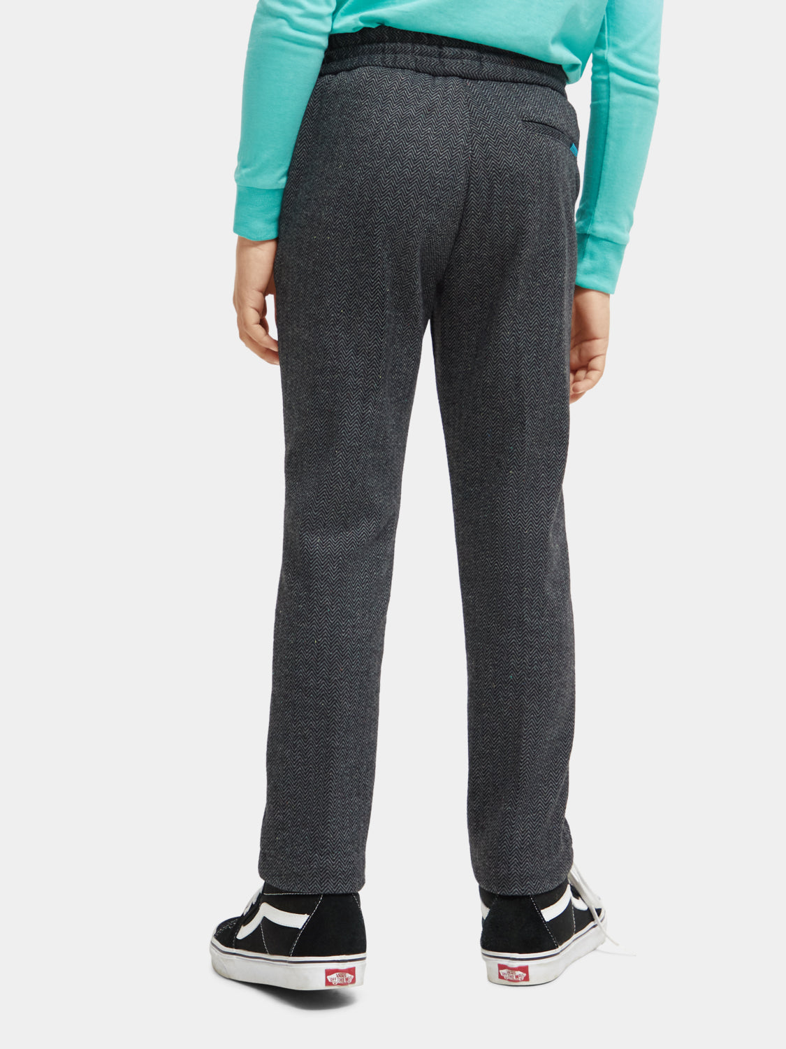 Kids - Relaxed slim-fit knitted pants - Scotch & Soda NZ