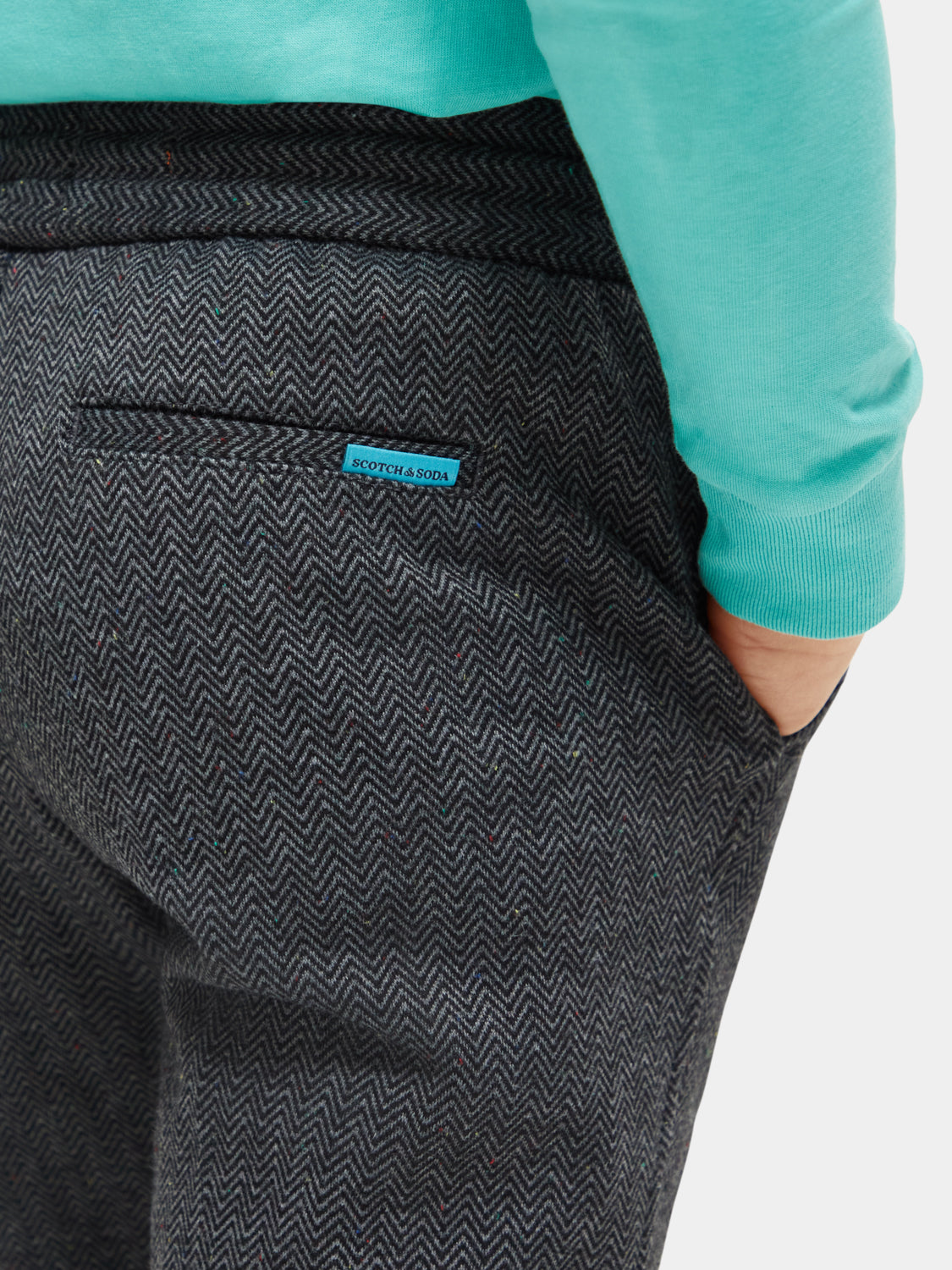Kids - Relaxed slim-fit knitted pants - Scotch & Soda NZ