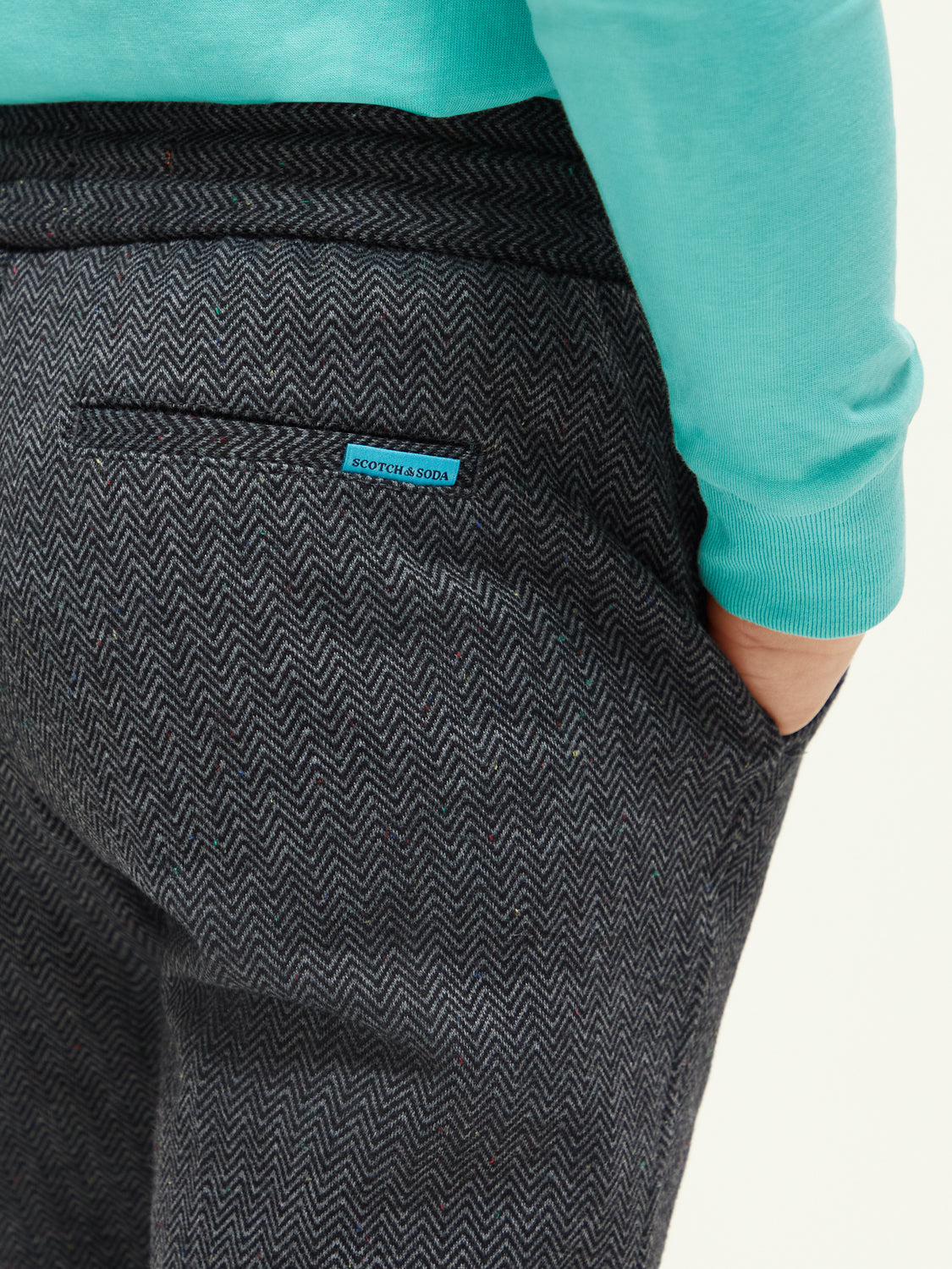Kids - Relaxed slim-fit knitted pants - Scotch & Soda NZ