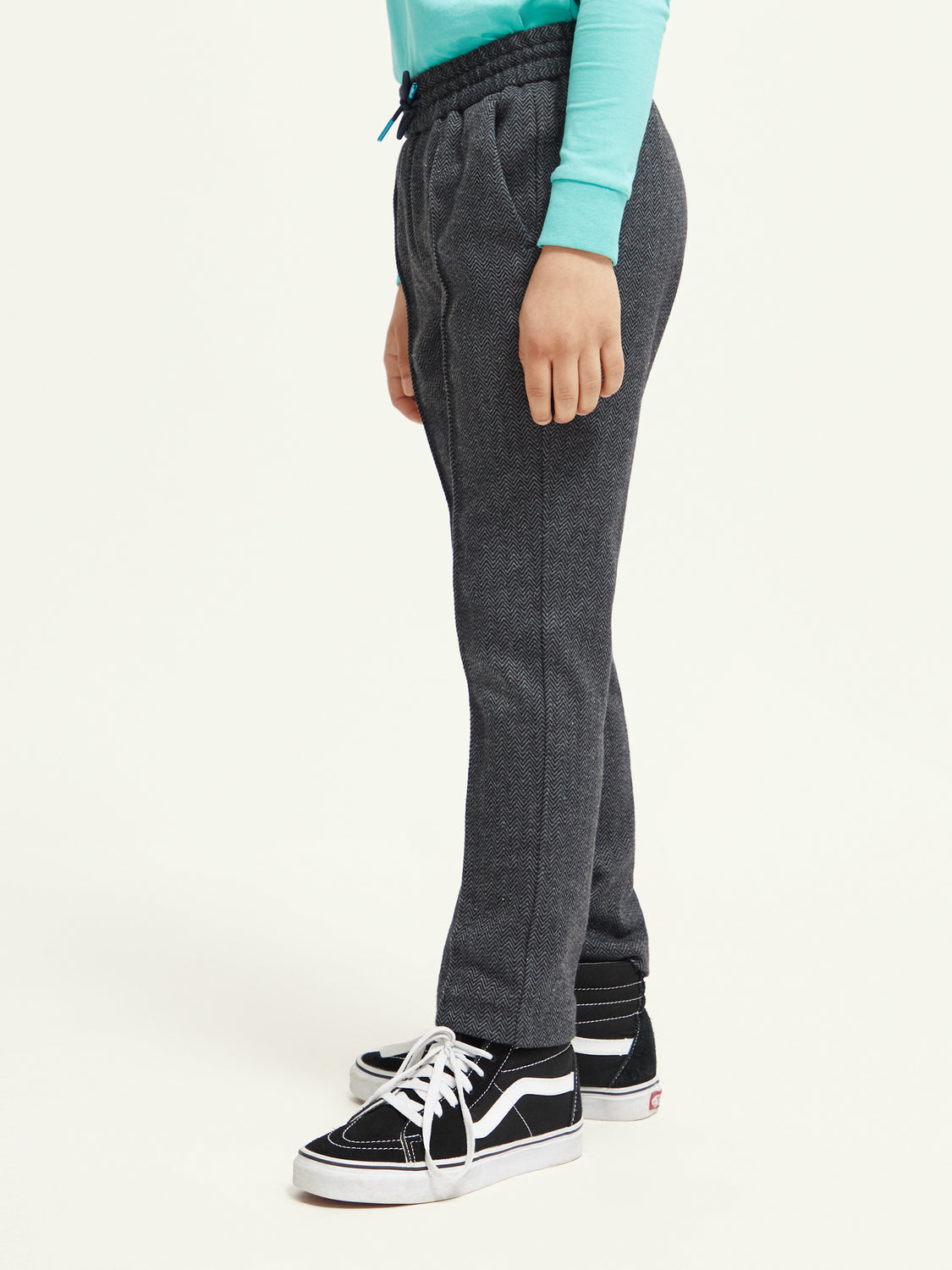 Kids - Relaxed slim-fit knitted pants - Scotch & Soda NZ