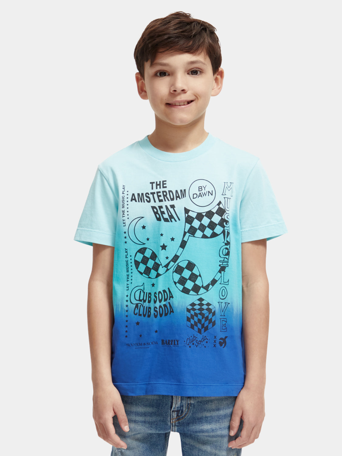 Kids - Relaxed-fit artwork t-shirt - Scotch & Soda NZ