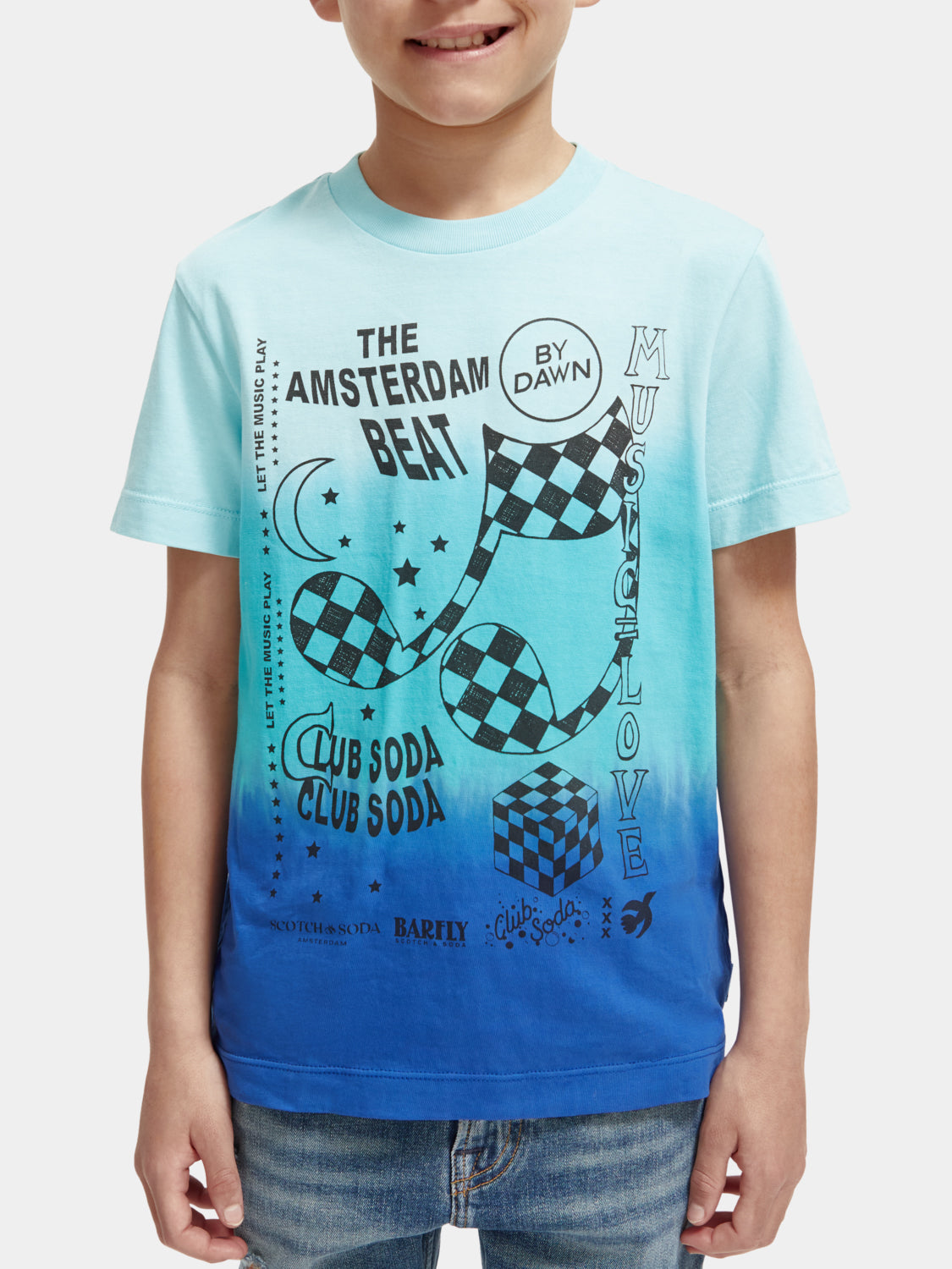 Kids - Relaxed-fit artwork t-shirt - Scotch & Soda NZ
