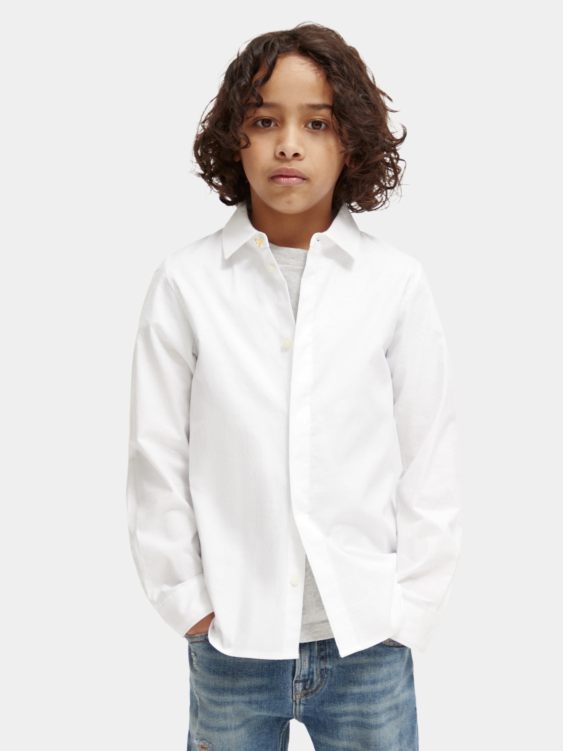Kids - Slim-fit shirt - Scotch & Soda NZ