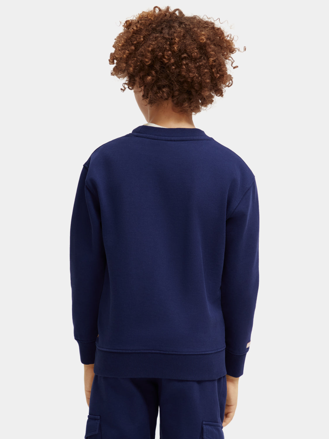 Kids - Relaxed-fit artwork sweatshirt - Scotch & Soda NZ