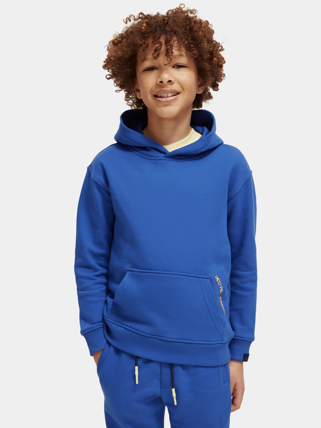 Kids - Relaxed-fit hoodie - Scotch & Soda NZ